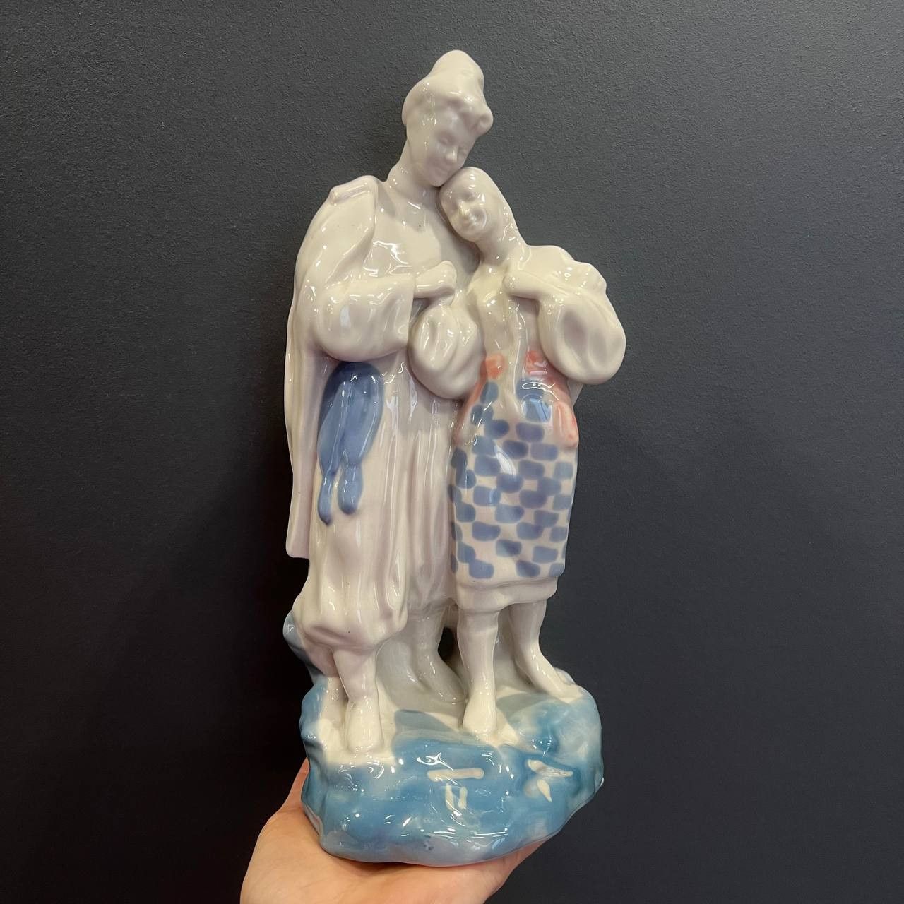 Vintage Polonne Vintage Soviet Porcelain Statue Ukraine 10.6" Size ONE SIZE - 1 Thumbnail