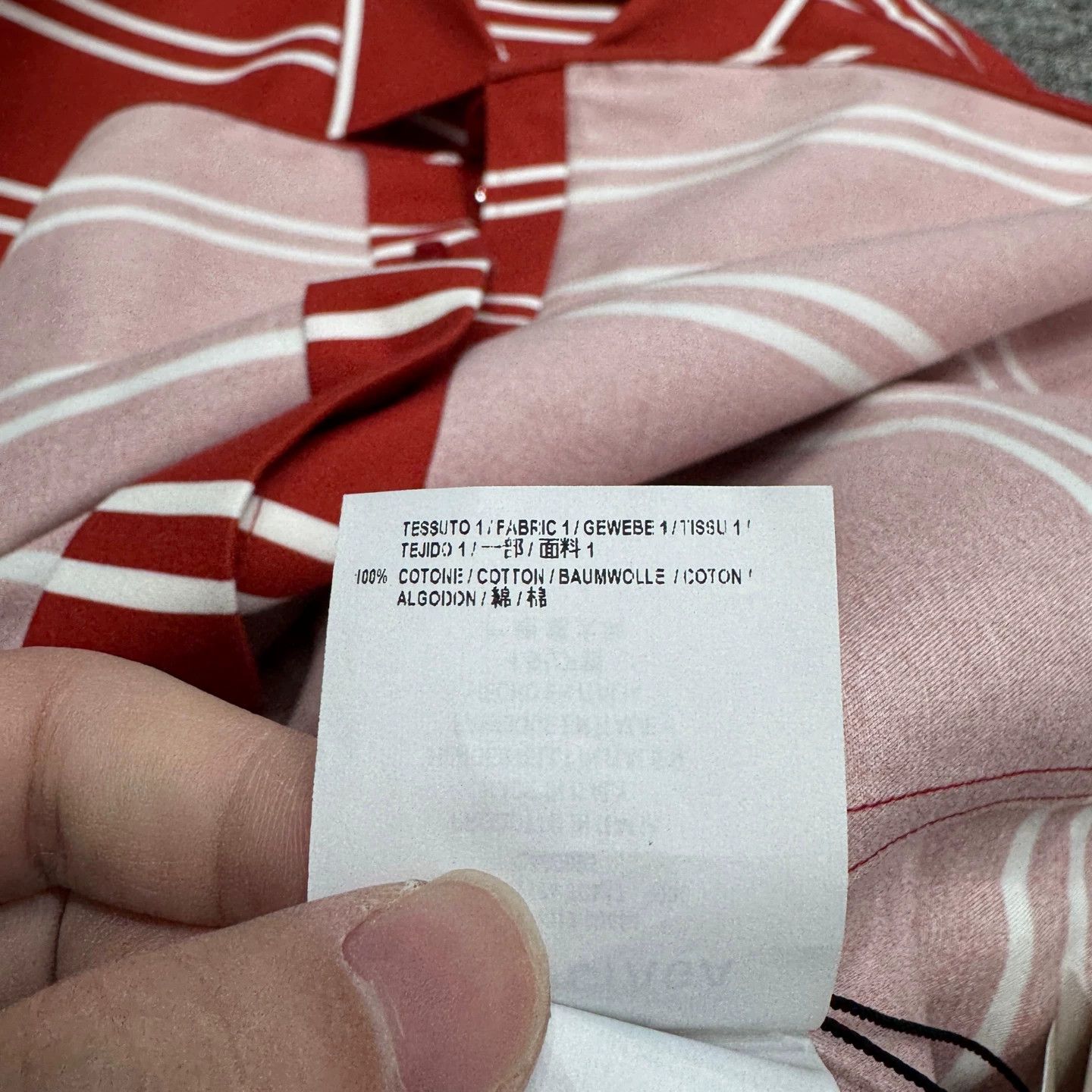 Balenciaga Balenciaga Red & White Stripe Shirt 38 Size US S / EU 44-46 / 1 - 4 Thumbnail