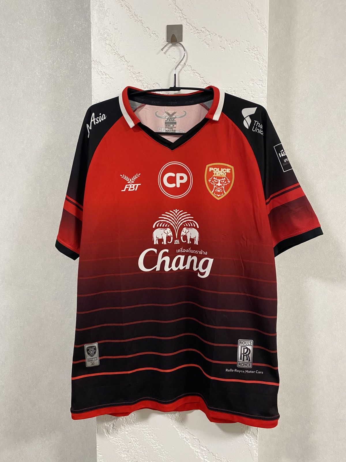 Other Thailand Police Tero FC Home Football Shirt 2018 Jersey Sz:M Size US M / EU 48-50 / 2 - 1 Thumbnail