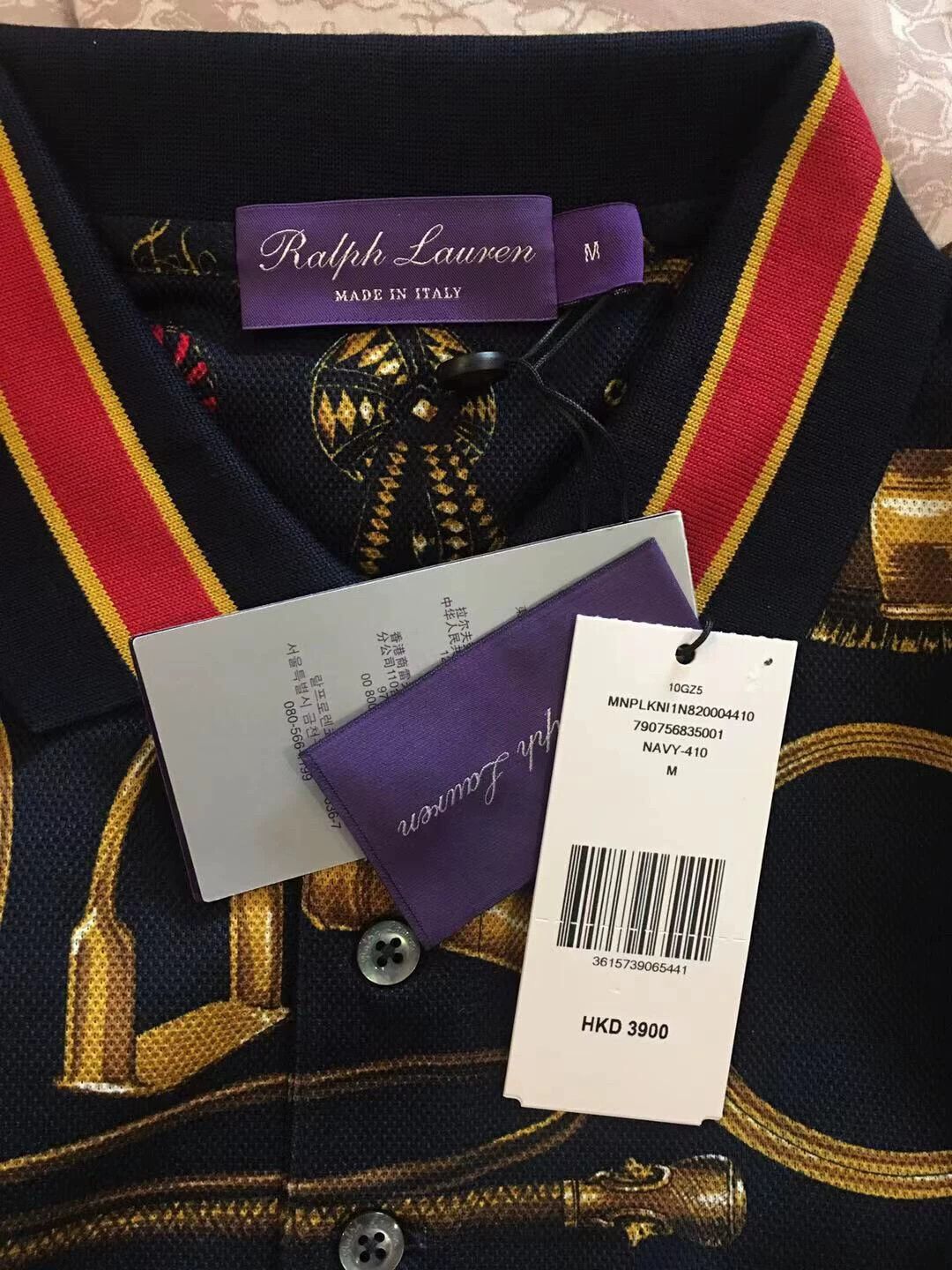 Ralph Lauren RL Purple Label Polo Equestrian Mercerized Cotton Size US M / EU 48-50 / 2 - 5 Thumbnail