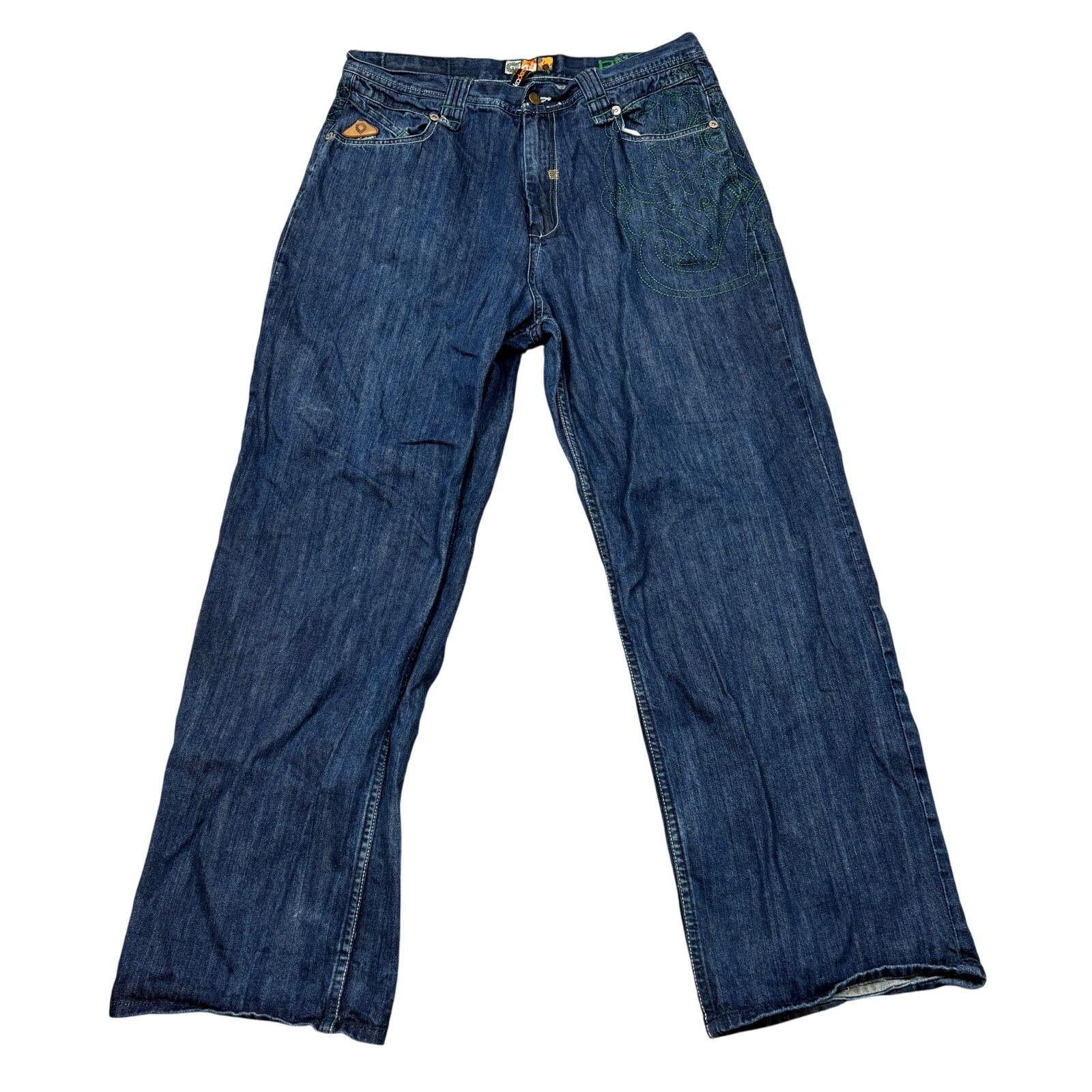 Akademiks Akademiks Baggy Embroidered Jeans Men's 38x31 Skate Y2k Size US 38 / EU 54 - 1 Thumbnail