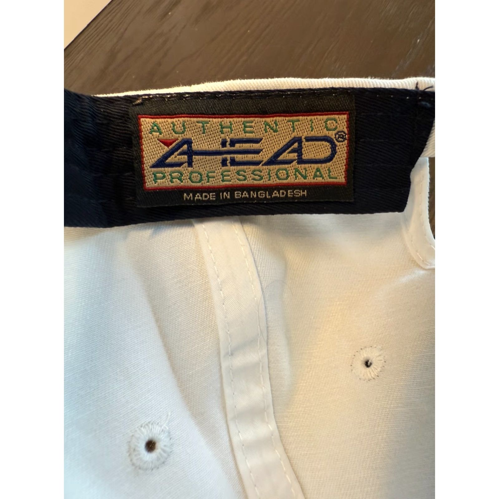Vintage VINTAGE Ahead NBC Sports Hat One Size White Adjustable Twill Golf Size ONE SIZE - 7 Thumbnail