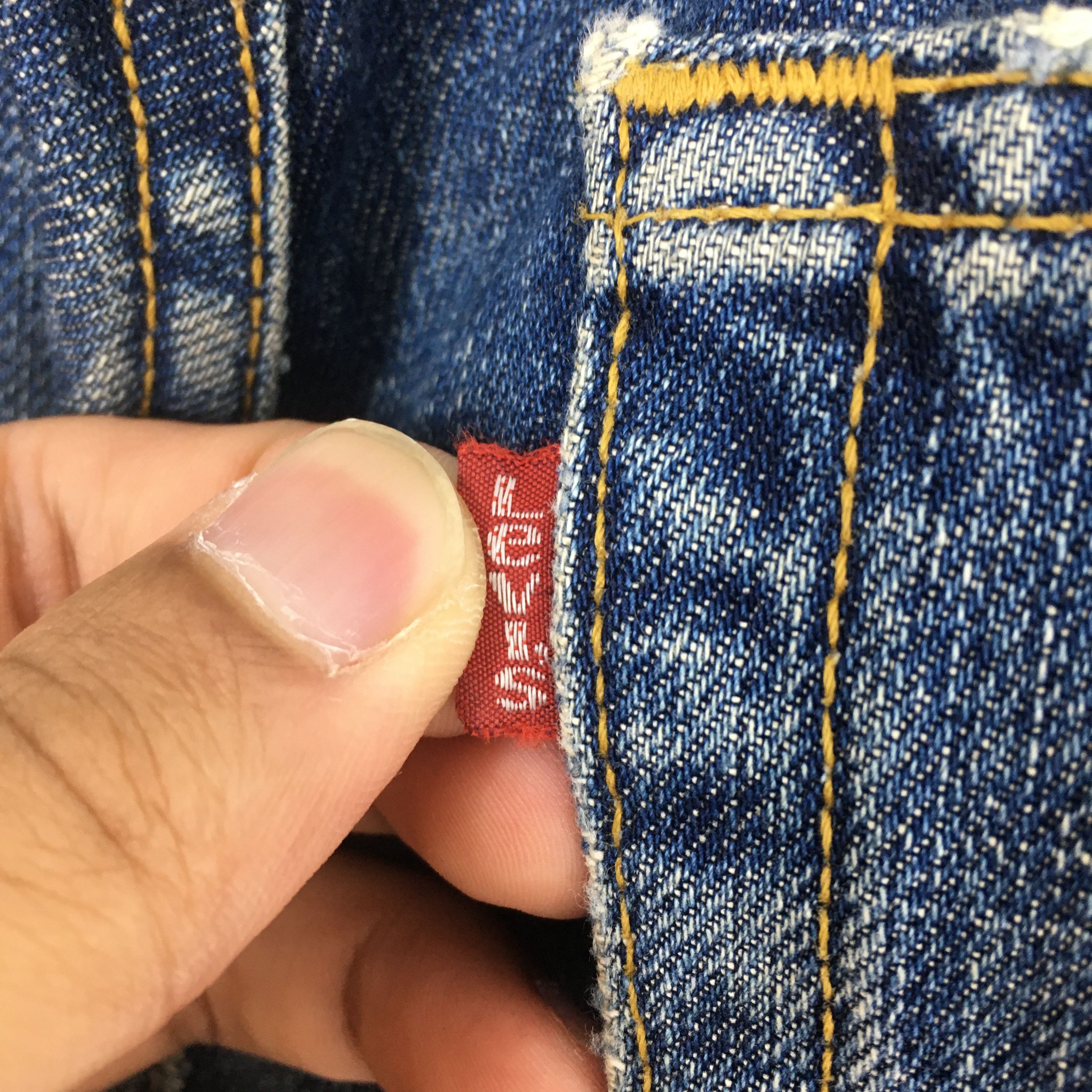 Levi's Size 31x34 Vintage Levis 505 Faded Stonewash Jeans S1952 Size US 31 - 13 Thumbnail