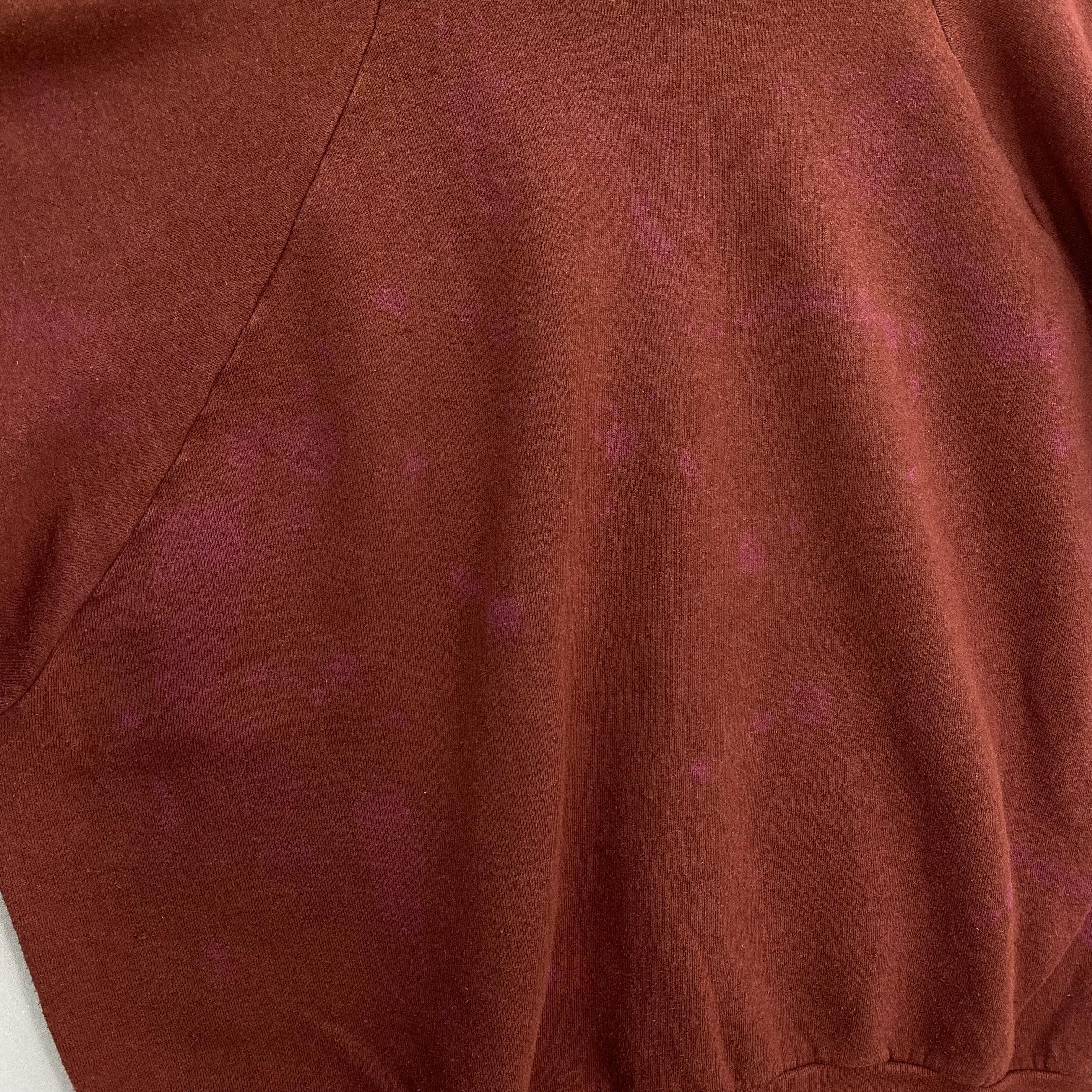 Vintage Vintage 90s Bleached Fruit Of The Loom Pullover Sweatshirt Size US XXL / EU 58 / 5 - 11 Thumbnail