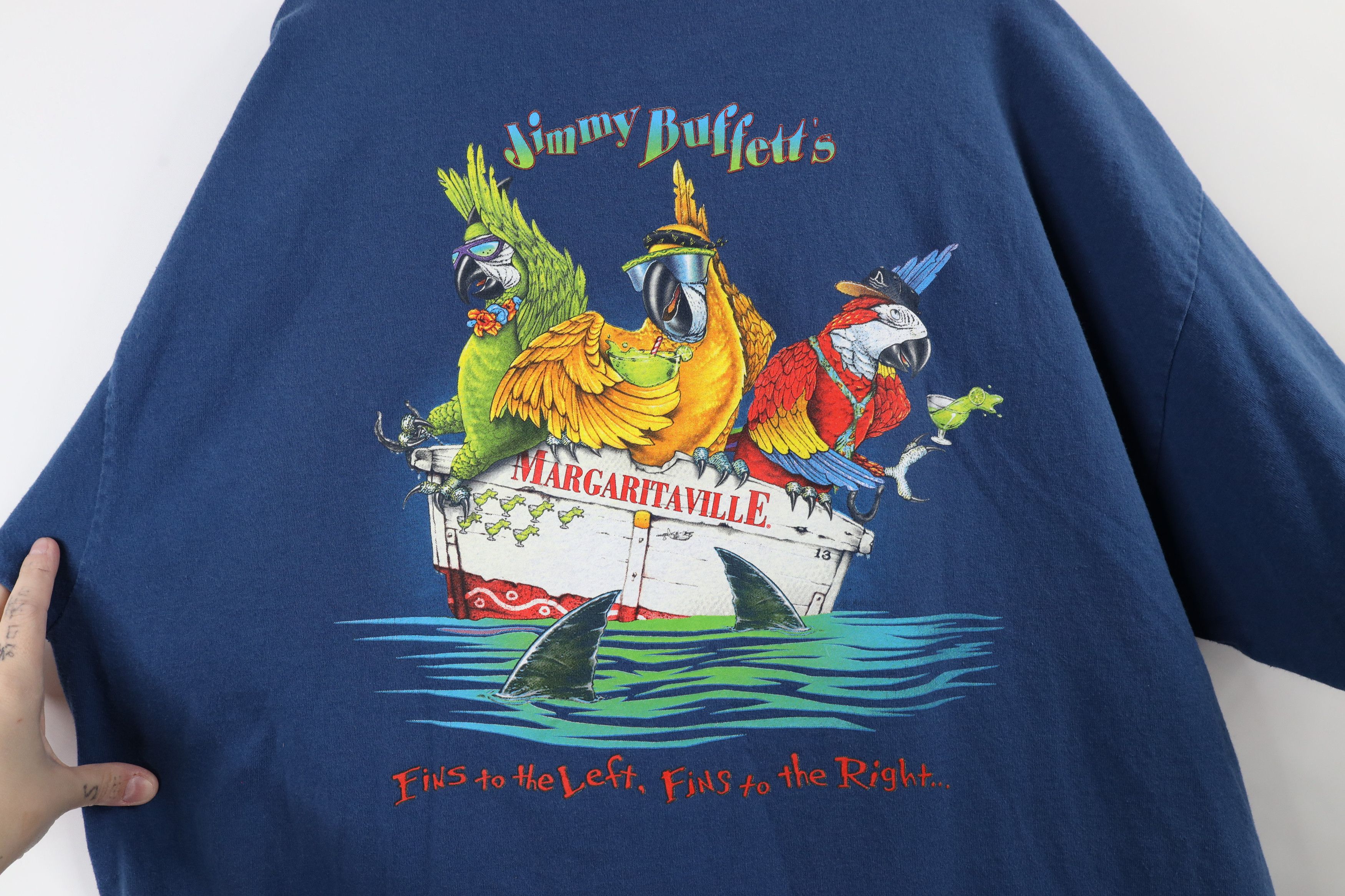 Vintage Vintage Jimmy Buffett Margaritaville Short Sleeve T-Shirt Size US XXL / EU 58 / 5 - 8 Thumbnail