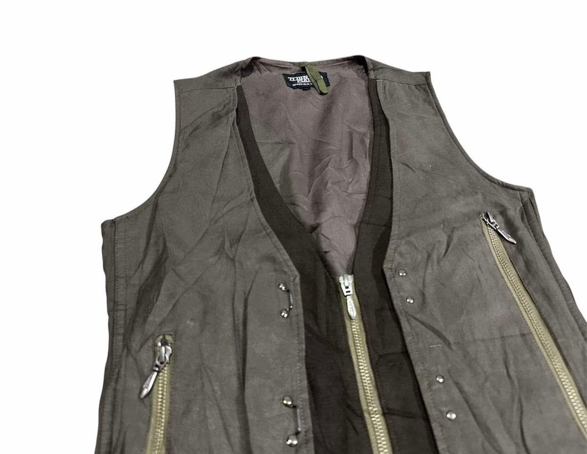 If Six Was Nine × Japanese Brand × Tornado Mart 🔥Y2K Archive Tornado Mart Studded Vest Double Layer Cardigan Size US M / EU 48-50 / 2 - 5 Thumbnail