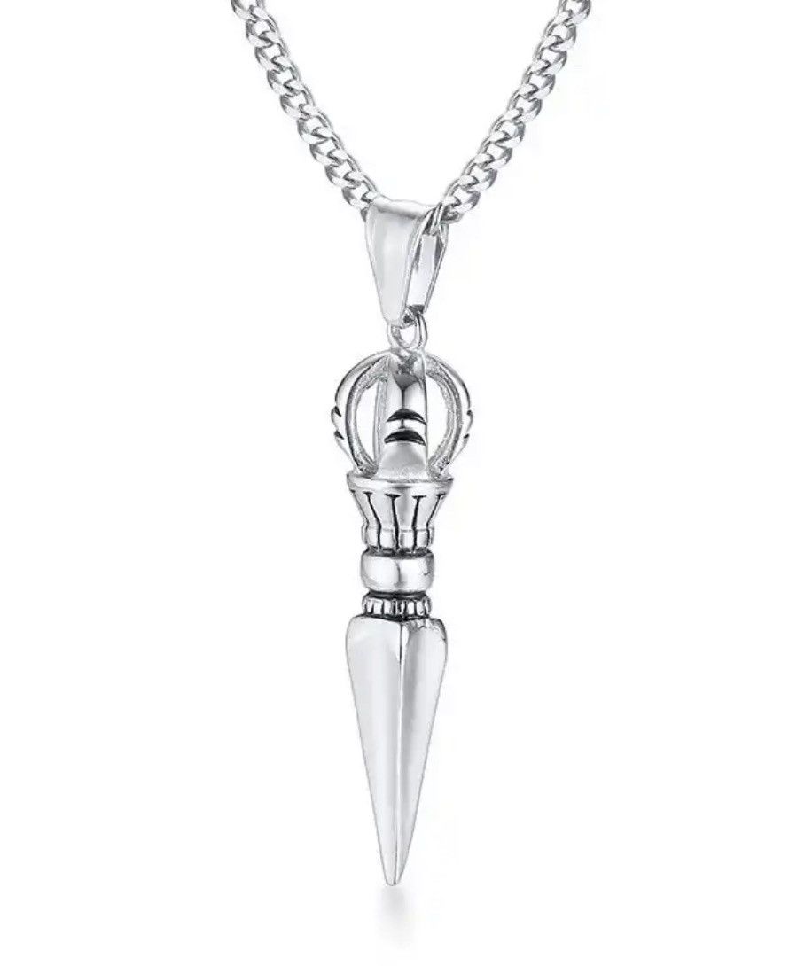 Jewelry Vintage Dagger Amulet Pendant Unisex Necklaces Size ONE SIZE - 5 Thumbnail