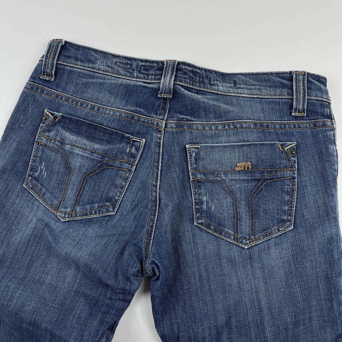 Miss Sixty × Vintage Vtg Y2K Miss Sixty Size 28x27 Low Rise Jeans Size 28" / US 6 / IT 42 - 4 Thumbnail