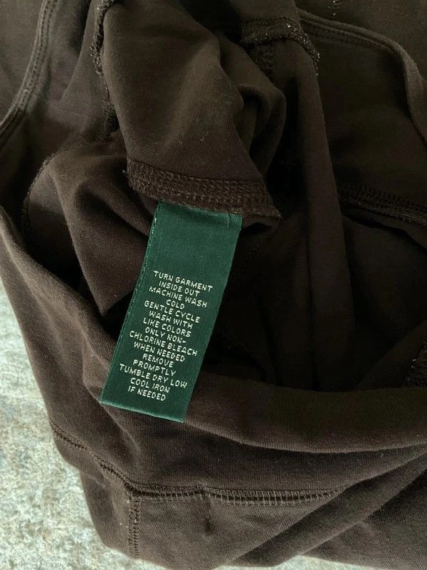 Polo Ralph Lauren Lauren Ralph Lauren Leggings 2000s Y2K Brown Coffee Rare Size 27" / US 4 / IT 40 - 8 Thumbnail