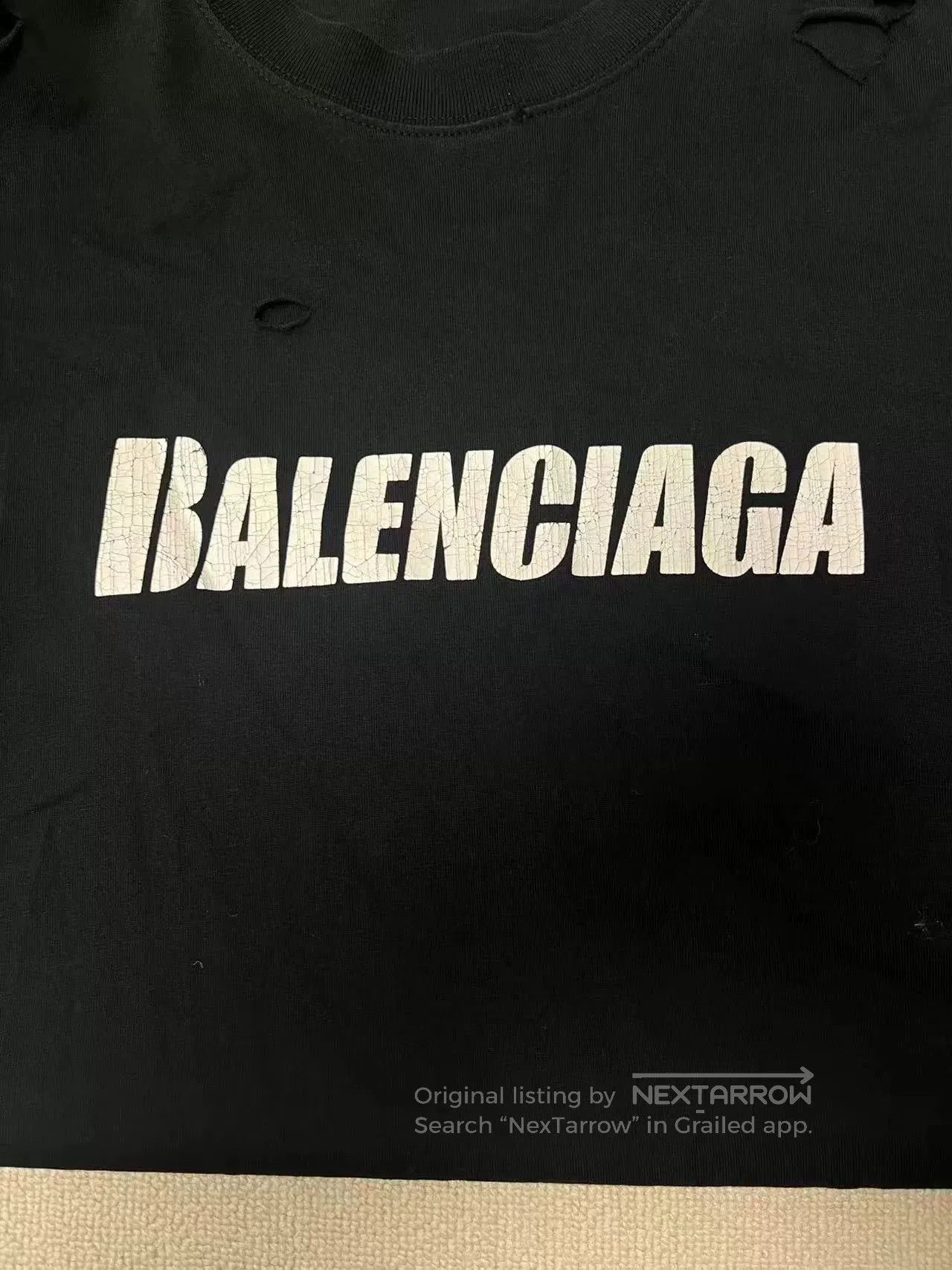 Balenciaga balenciaga black graphic short sleeve t. Size US S / EU 44-46 / 1 - 3 Thumbnail