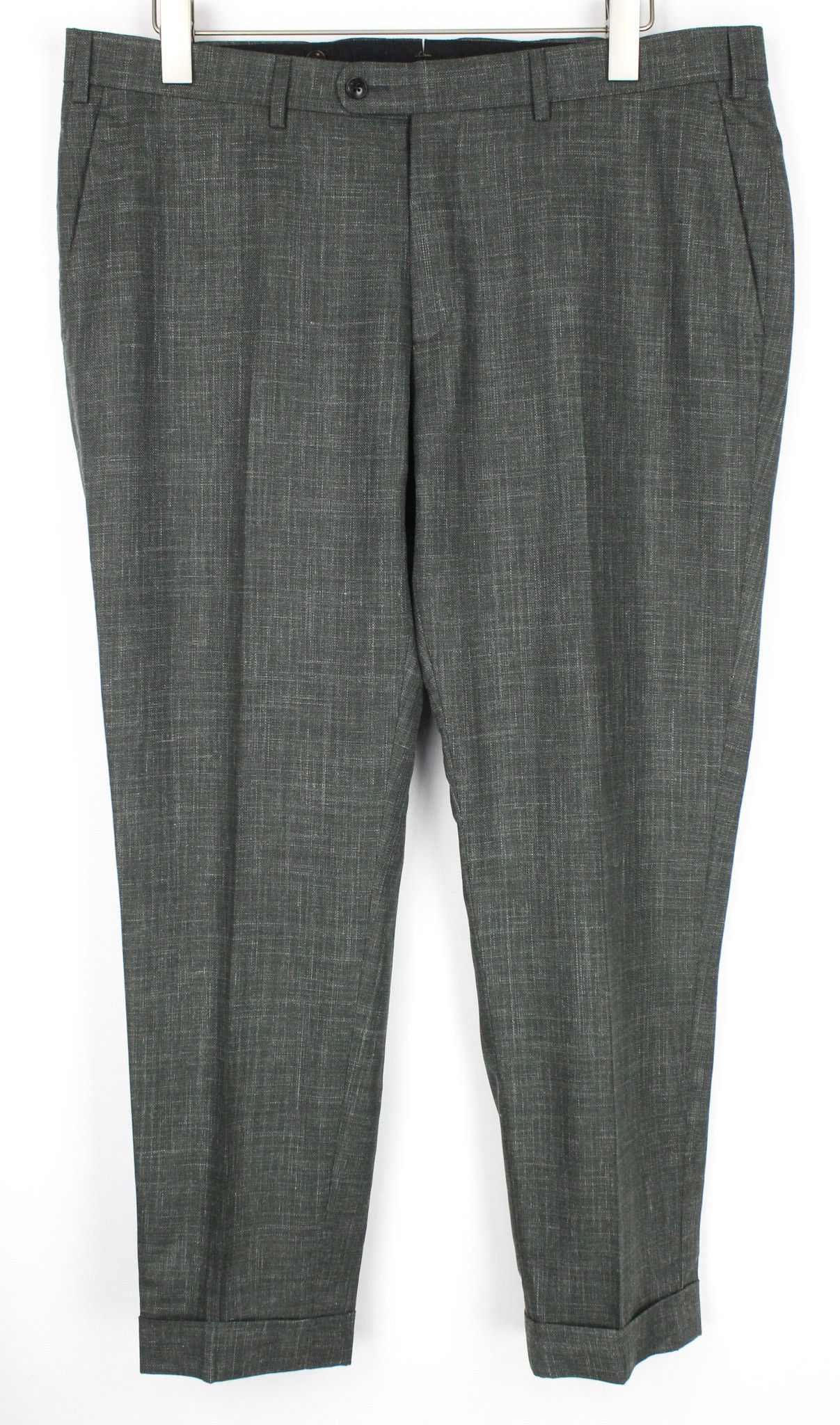 Suitsupply UK42S Green Wool Silk Linen Lined 72540 Size 42S - 1 Thumbnail