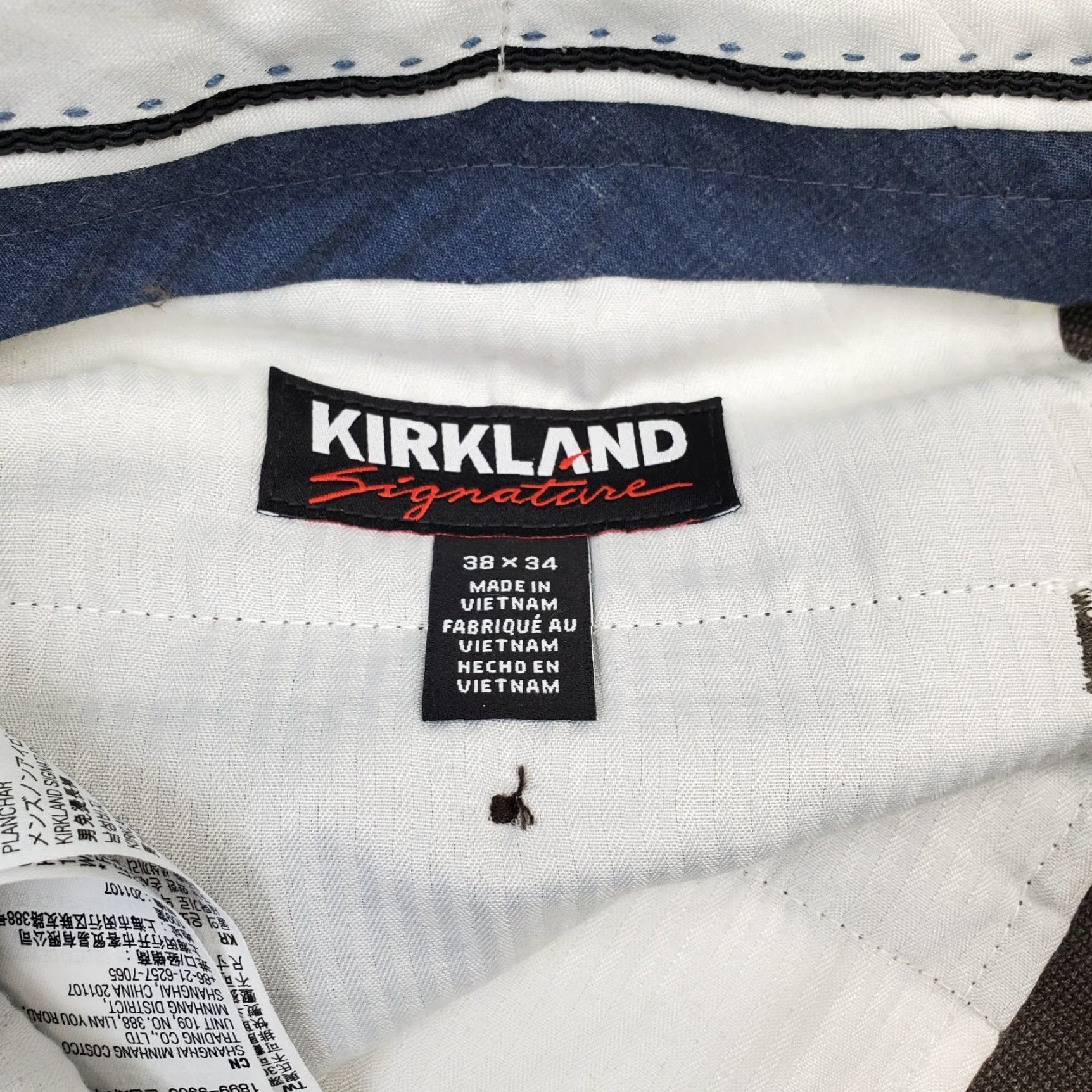 Vintage Kirkland Signature Mens Dress Pants 38x34 Brown Formal Oxford Non-Iron Comfort Shirts Pants Size US 38 / EU 54 - 6 Thumbnail