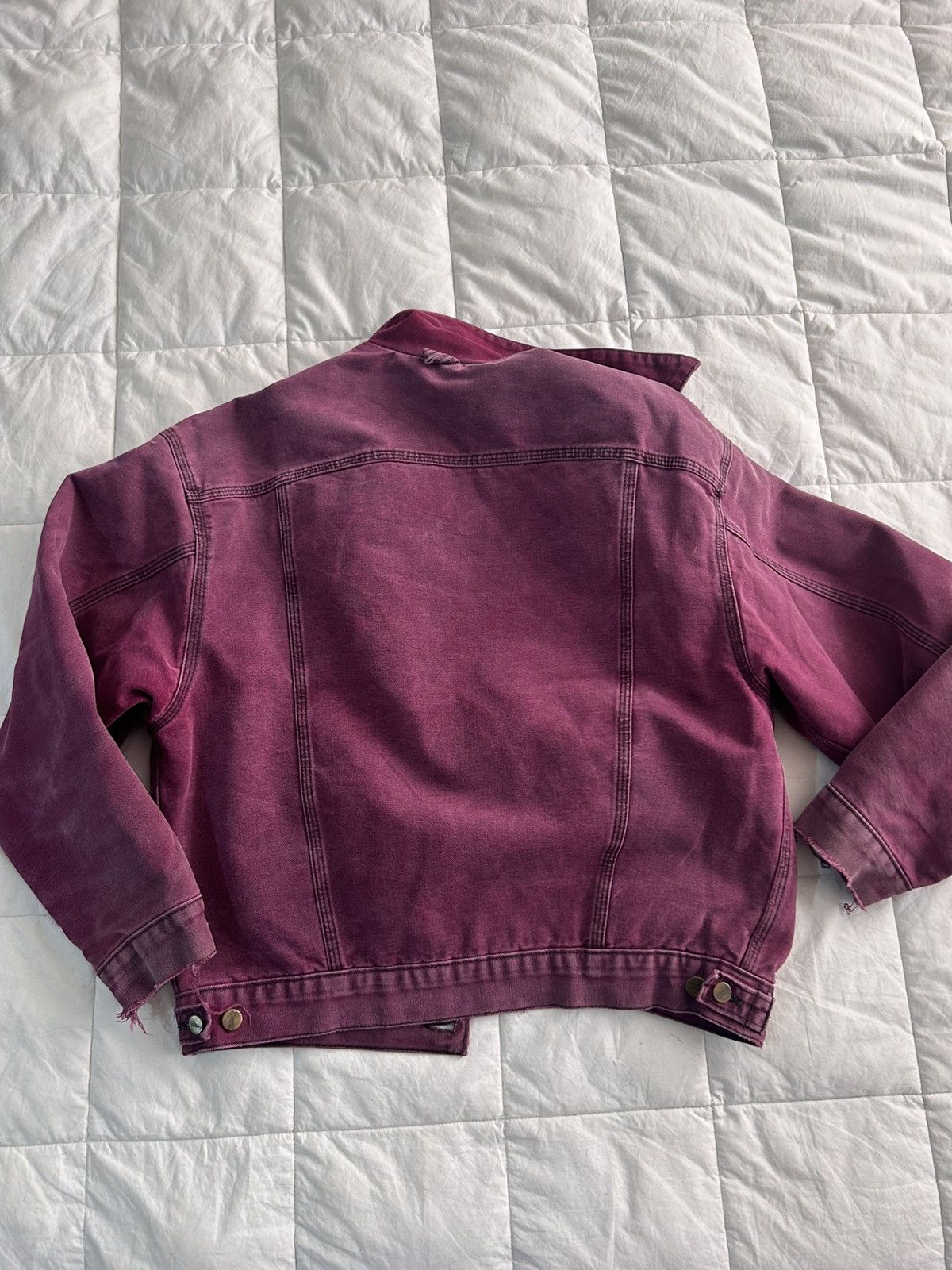 Carhartt Very rare Trucker Jacket JB181 Ruby VTG Carhartt 90s Size US M / EU 48-50 / 2 - 8 Thumbnail