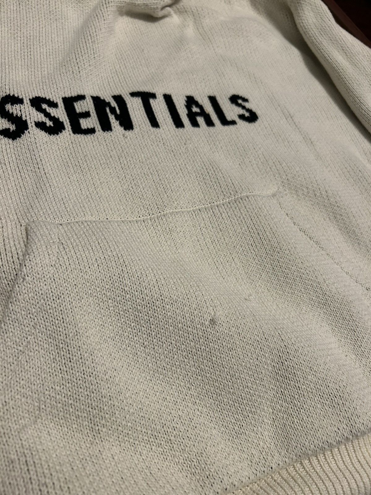 Fear of God Fear of God Essentials Knit Hooded Sweater Size US M / EU 48-50 / 2 - 2 Thumbnail