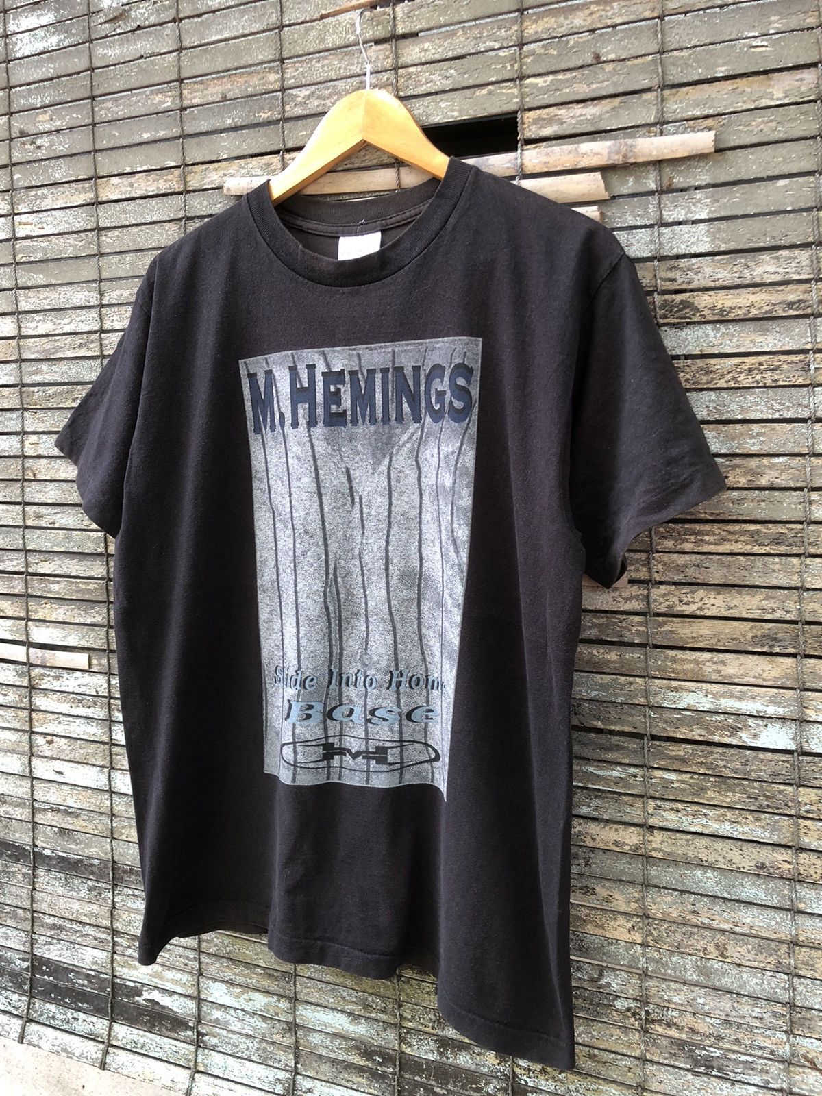 Band Tees × Vintage RARE Vintage 90s M.Hemings Slide Into Home Bass FMC Tee Size US L / EU 52-54 / 3 - 2 Thumbnail