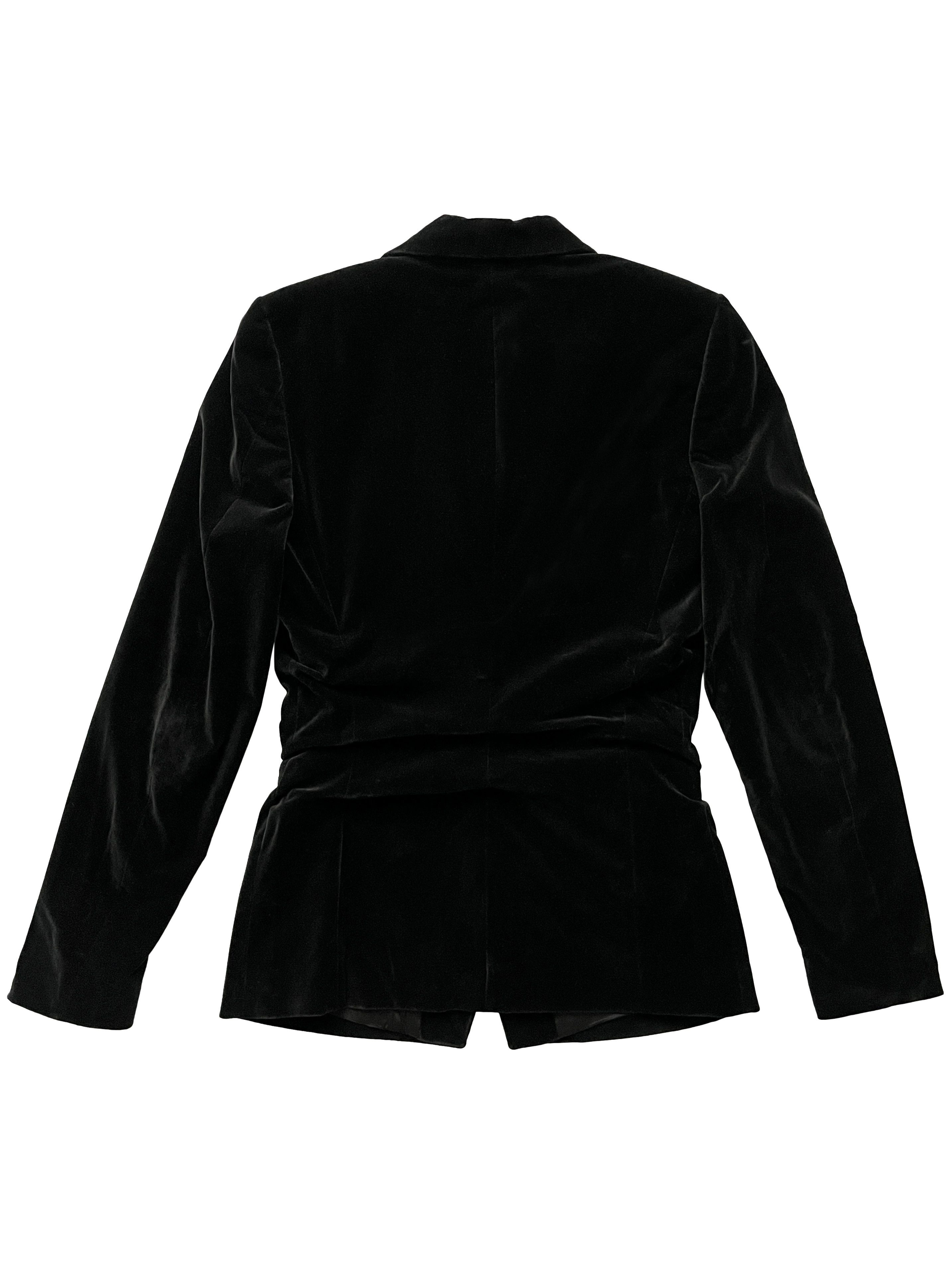 Dries Van Noten ⚡️QUICK SALE⚡️Dries Van Noten Black Velvet Blazer Jacket Size M / US 6-8 / IT 42-44 - 3 Thumbnail