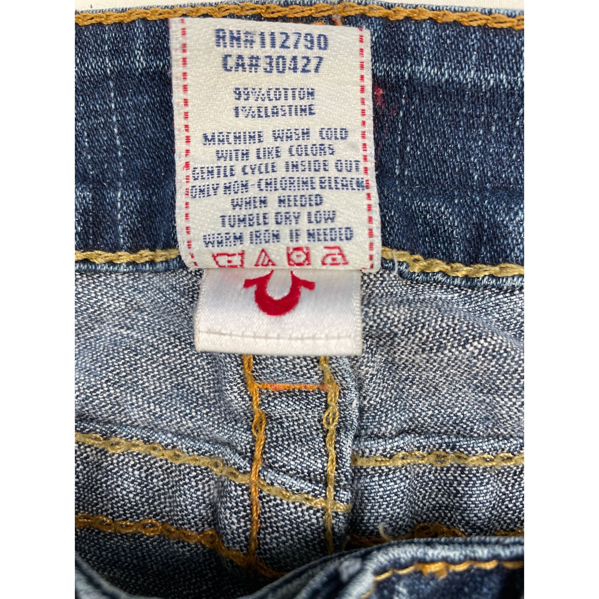 True Religion True Religion Women's Blue Jeans Boot Cut size 29 x 30 SKU Size 29" - 4 Thumbnail