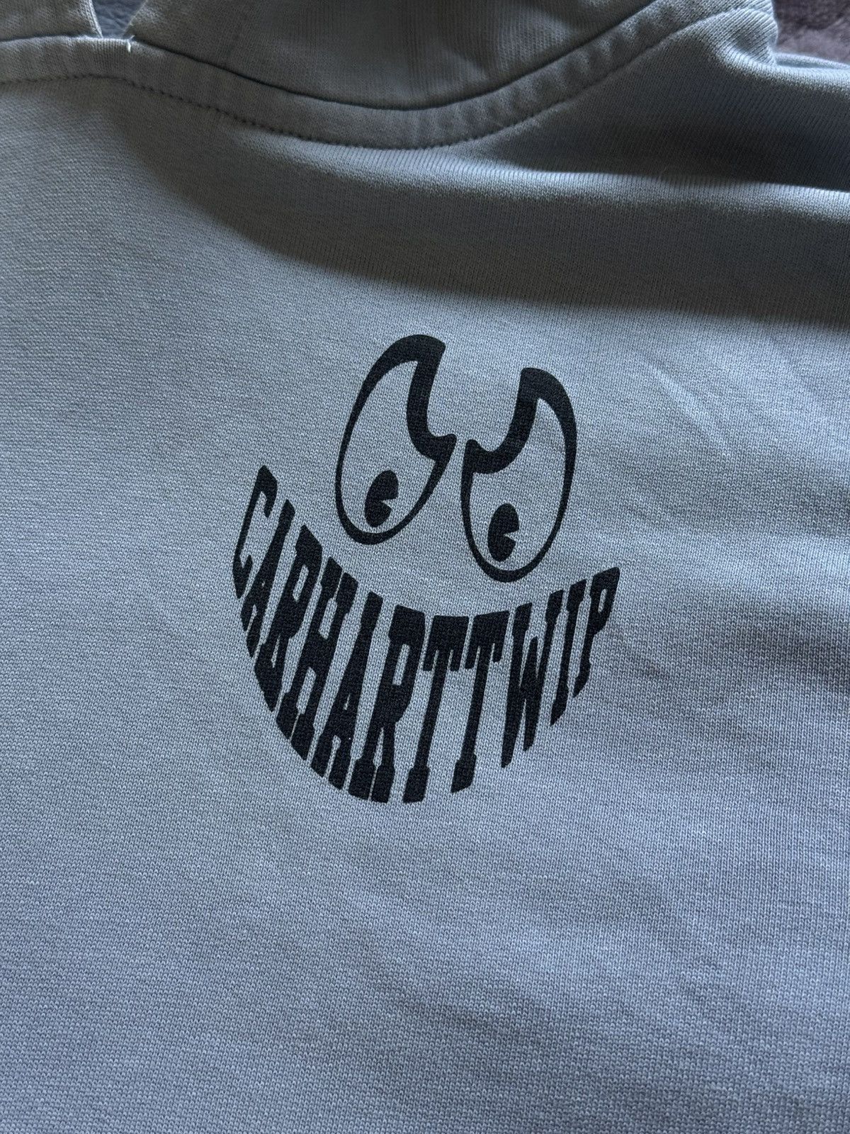 Carhartt × Carhartt Wip × Vintage Vintage Carhartt Wip Hooded Grin Sweat Hoodie Size US S / EU 44-46 / 1 - 11 Thumbnail