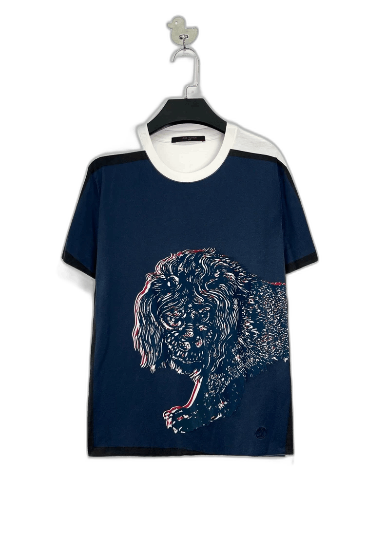 Louis Vuitton Louis Vuitton Lion Emblem Short Sleeve Shirt-yf Size US S / EU 44-46 / 1 - 1 Thumbnail