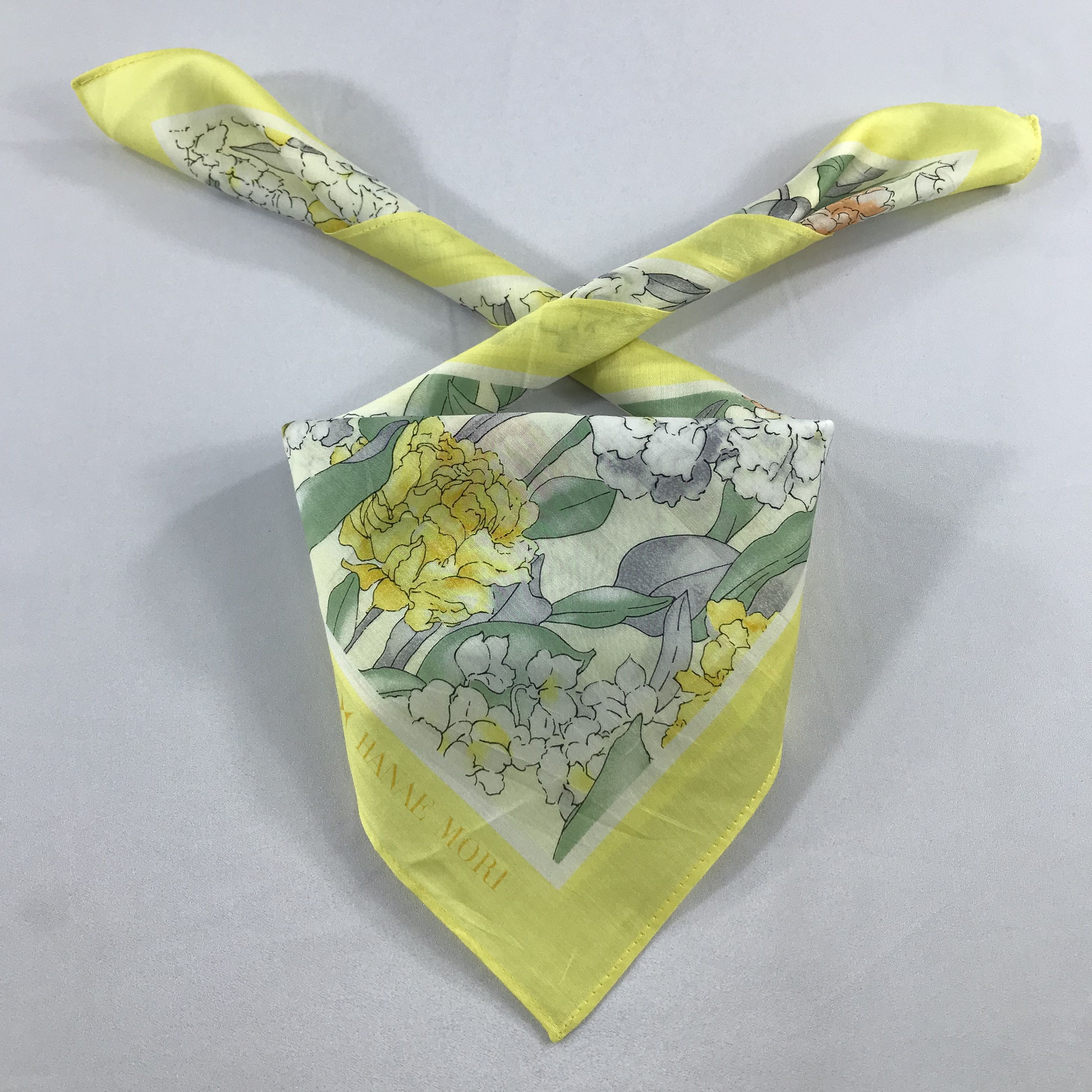 Hanae Mori Hanae Mori Bandana / Handkerchief / Neckerchief - S2512 Size ONE SIZE - 3 Thumbnail