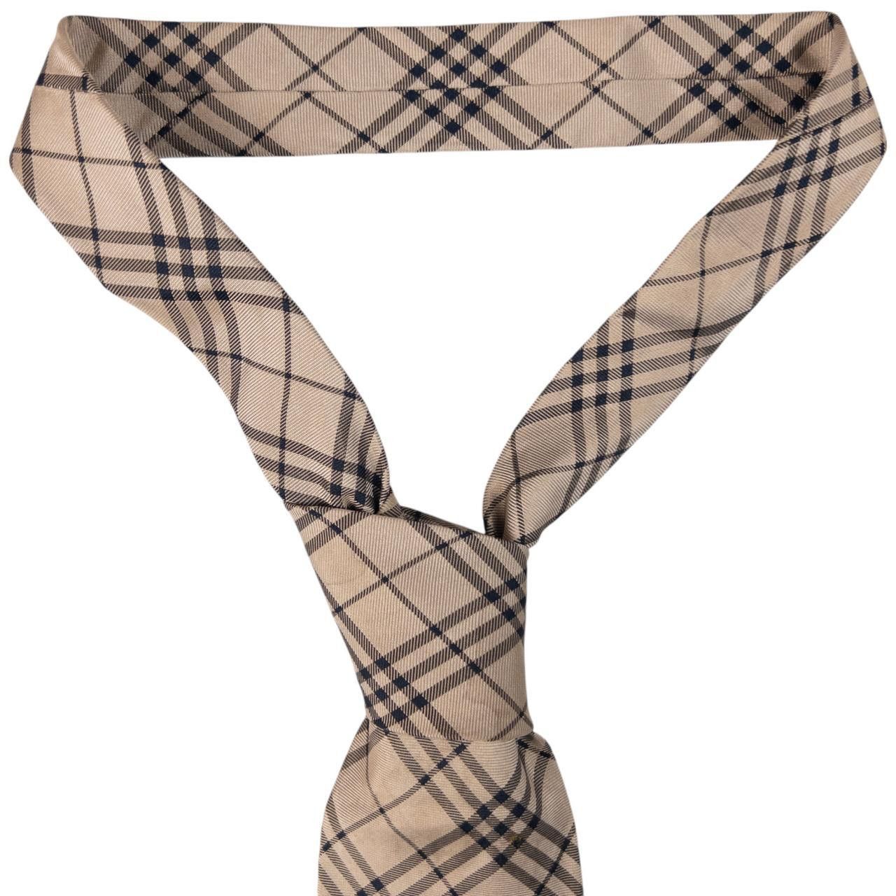 Burberry Vintage Burberry Nova Check Silk Tie Size ONE SIZE - 5 Thumbnail