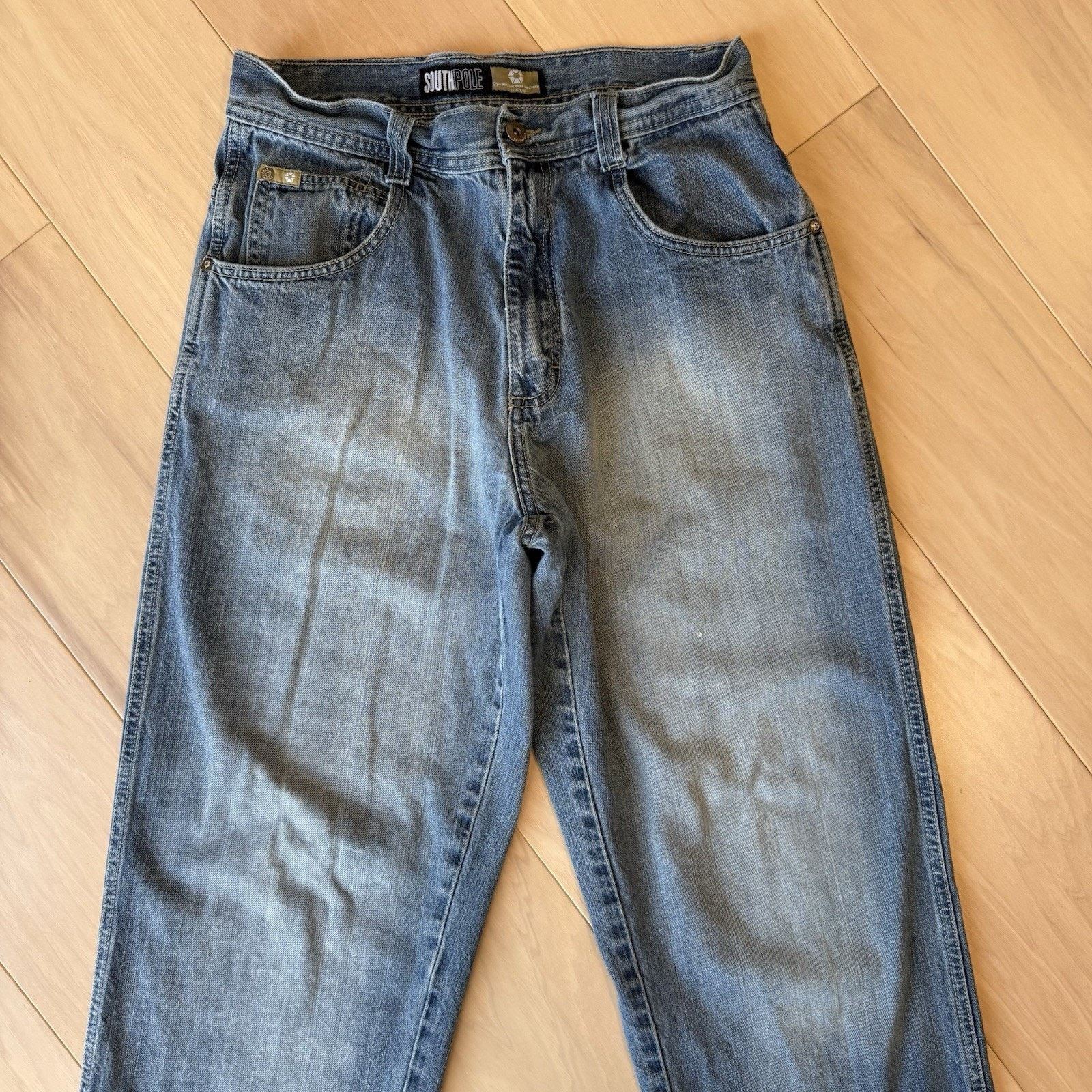 Southpole × Vintage Vintage Southpole Jeans 30 Blue Y2K Baggy Denim Skater Size US 30 / EU 46 - 3 Thumbnail
