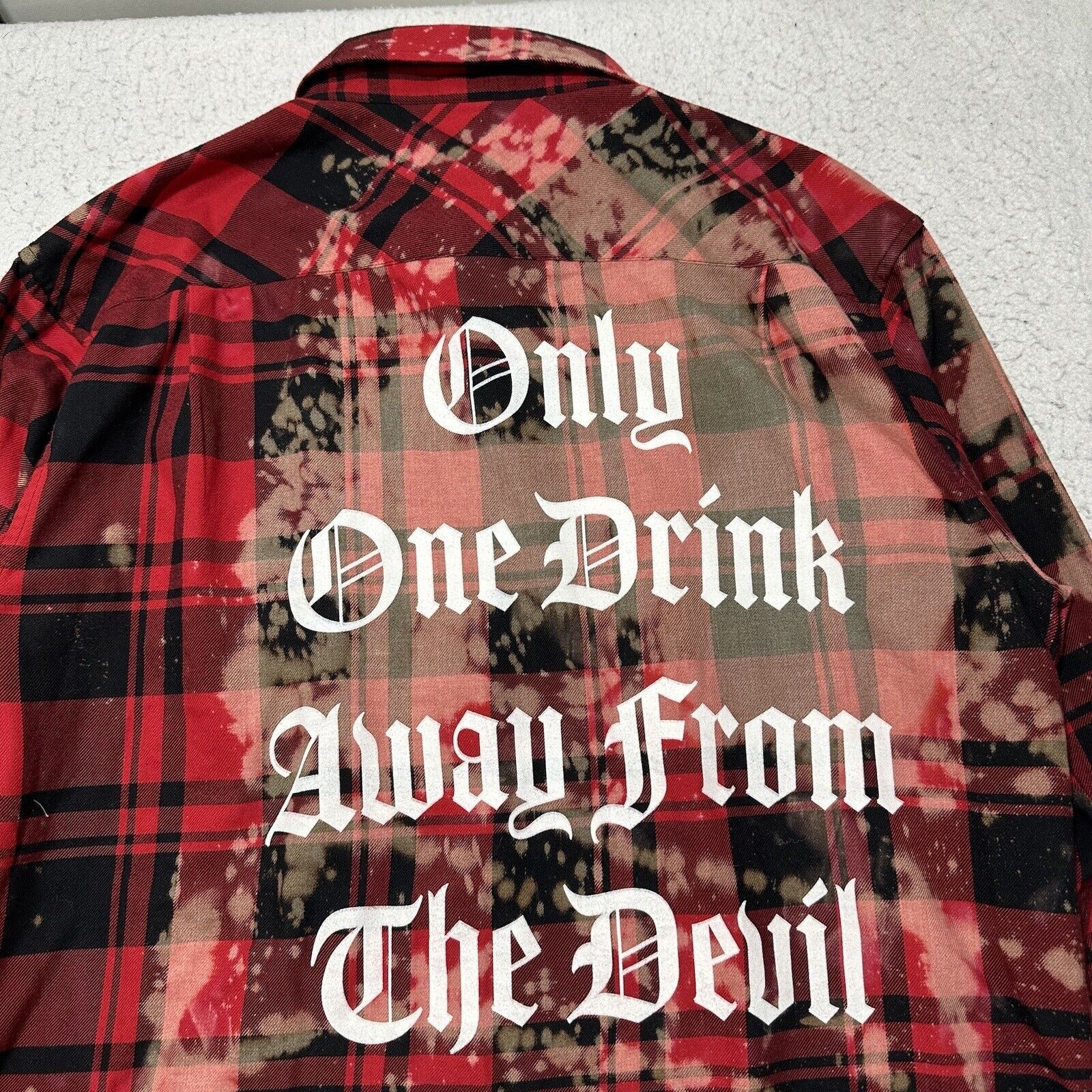Port Authority Port Authority Large 1 Drink From Devil Skull Button Up Size US L / EU 52-54 / 3 - 11 Thumbnail