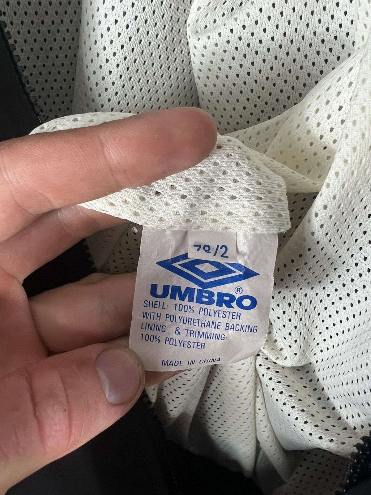 Umbro Vintage 90s Umbro Zip Drill Jacket Size US XL / EU 56 / 4 - 9 Thumbnail