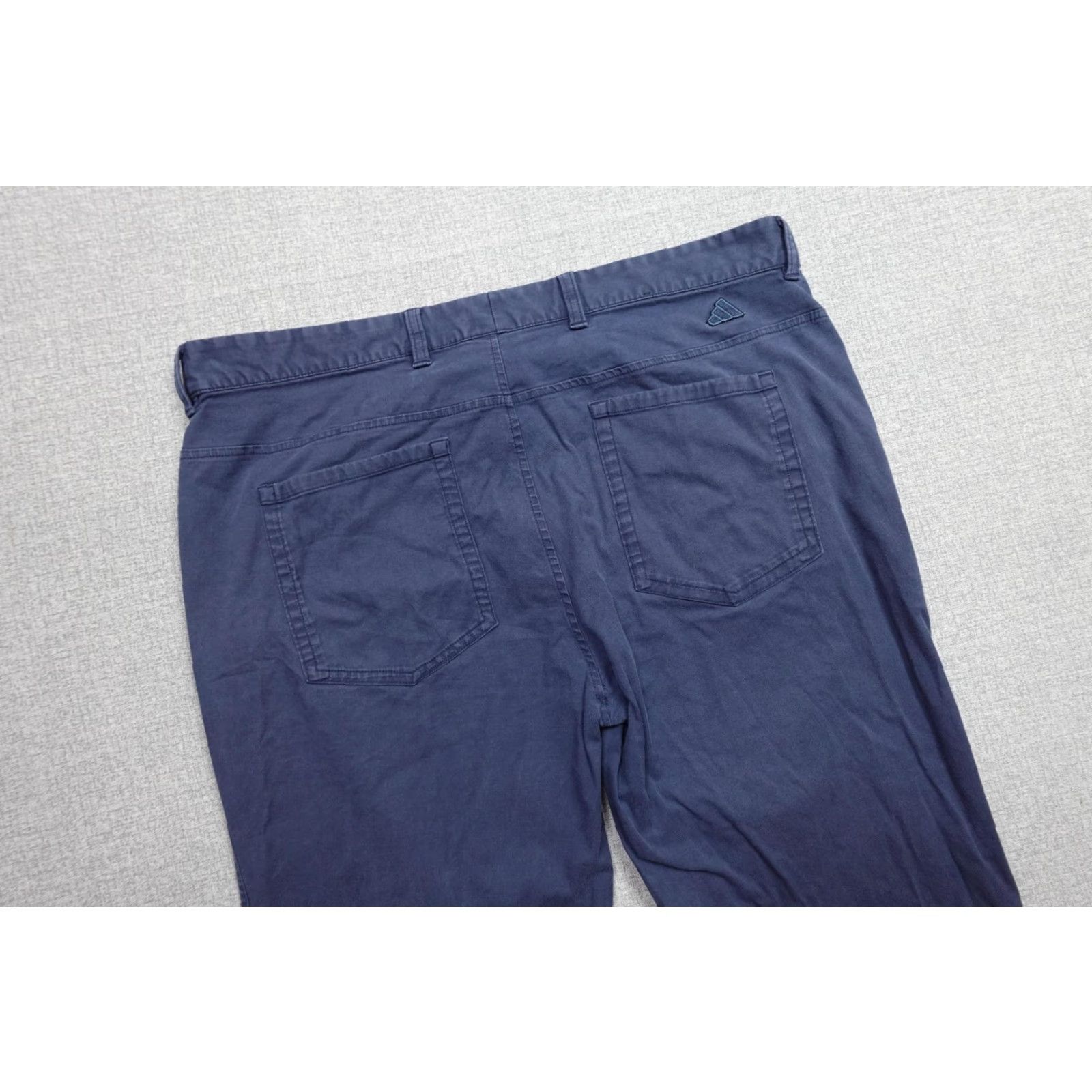 Adidas Adidas Pants Mens 36x32 Navy Blue Slim Fit Stretch Chino Golf Athletic Casual Size US 36 / EU 52 - 2 Thumbnail