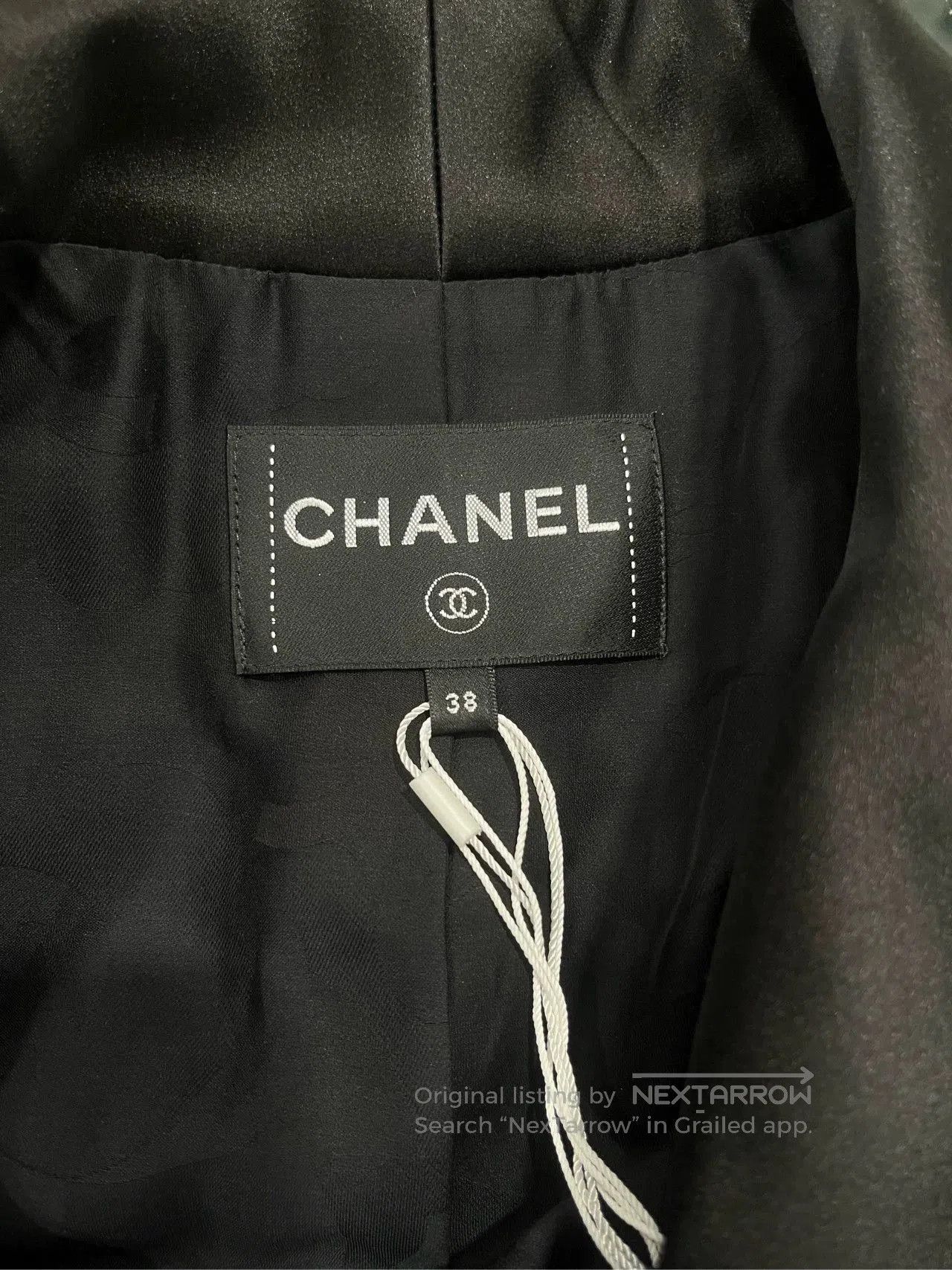 Chanel Chanel 22S Black Sequin Oversized Coat. Size US M / EU 48-50 / 2 - 3 Thumbnail