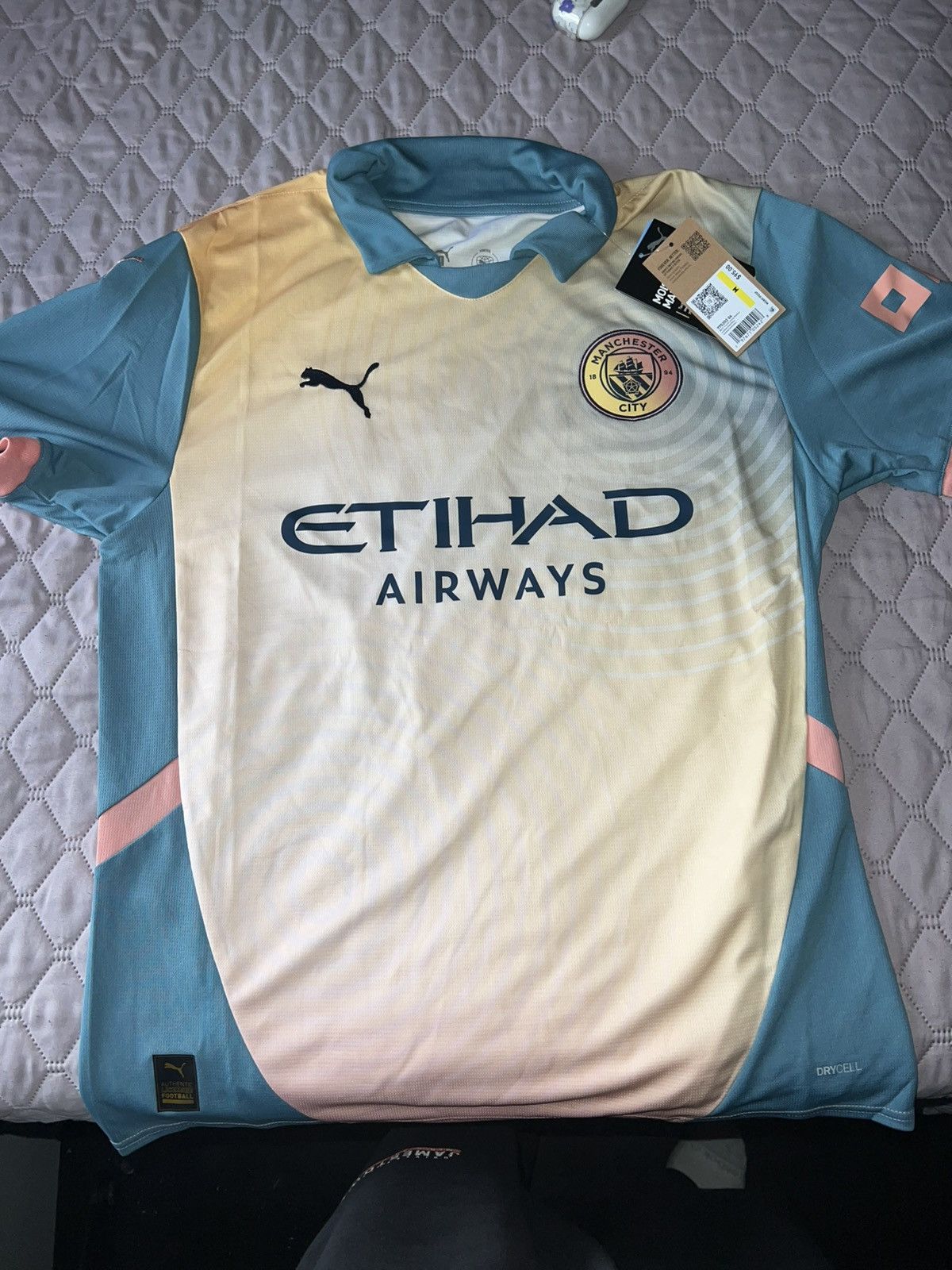 Puma Manchester City Jersey/Kit Size US M / EU 48-50 / 2 - 1 Thumbnail
