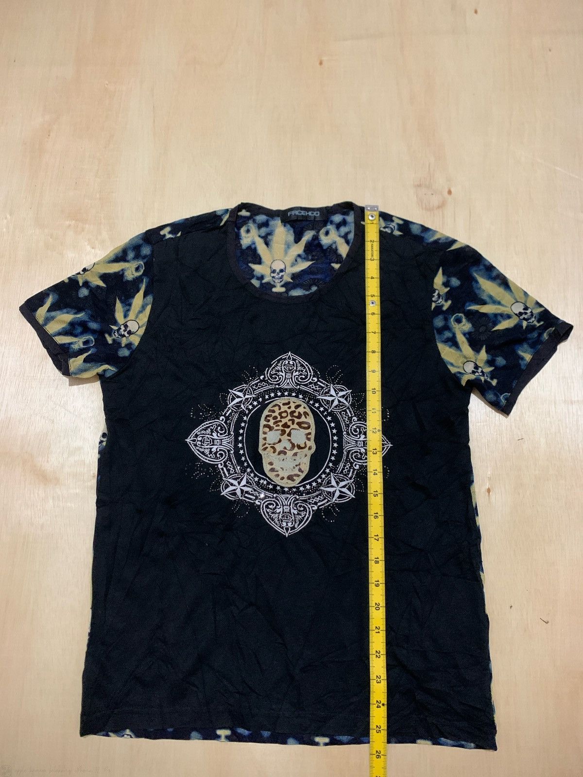 Hysteric Glamour × If Six Was Nine × Japanese Brand Vintage Y2k Frcehoo Skull Tshirt Punk style Size US M / EU 48-50 / 2 - 10 Thumbnail