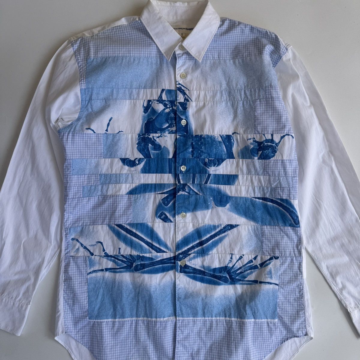 Comme des Garcons SHIRT COMME des GARÇONS SHIRT F/W 09 Patchwork X-Ray Frog Shirt Size US S / EU 44-46 / 1 - 7 Thumbnail