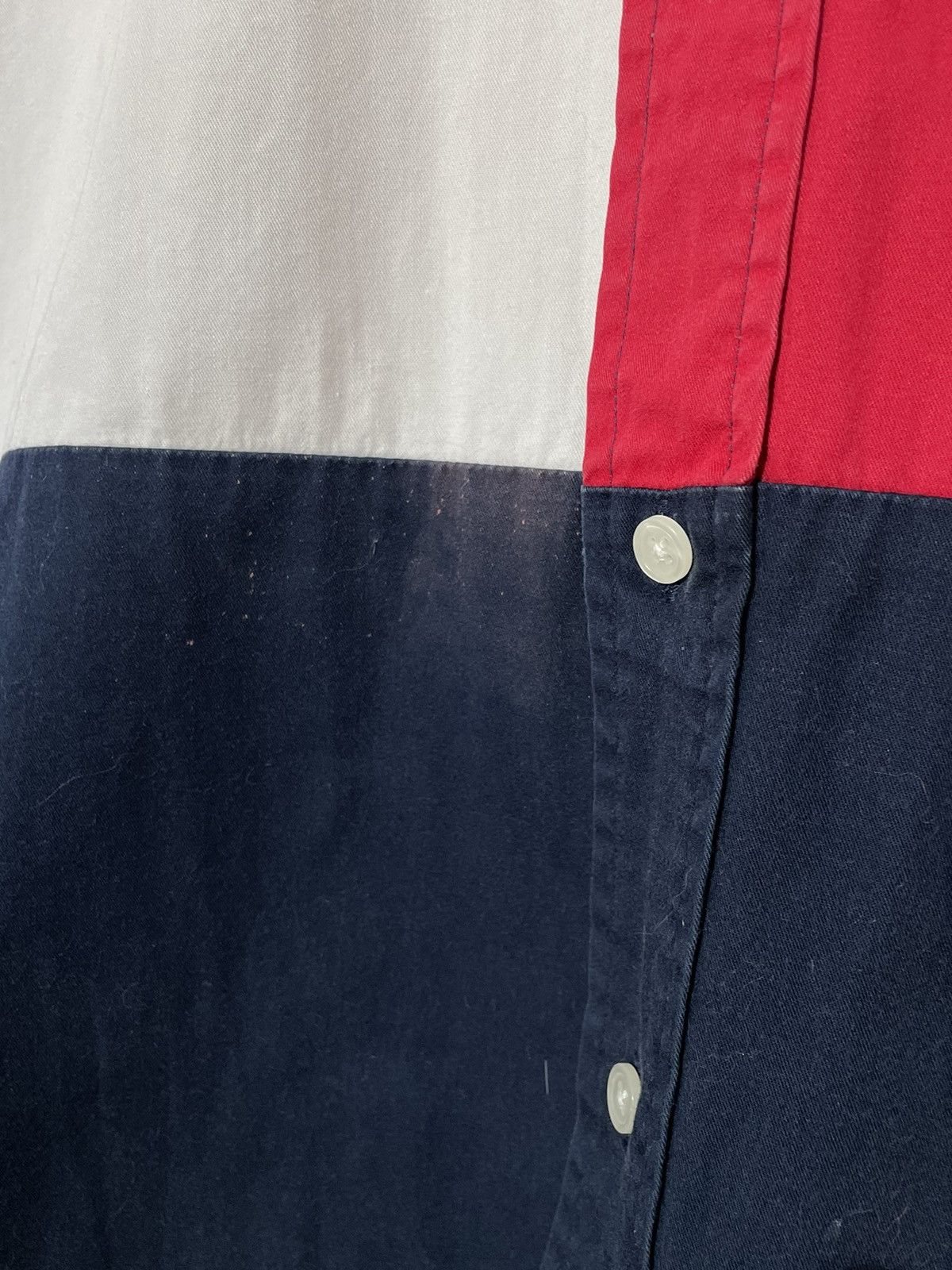 Tommy Hilfiger × Vintage Polo T-shirt Tommy Hilfiger Big Flag 90’s Vintage Size US XL / EU 56 / 4 - 12 Thumbnail