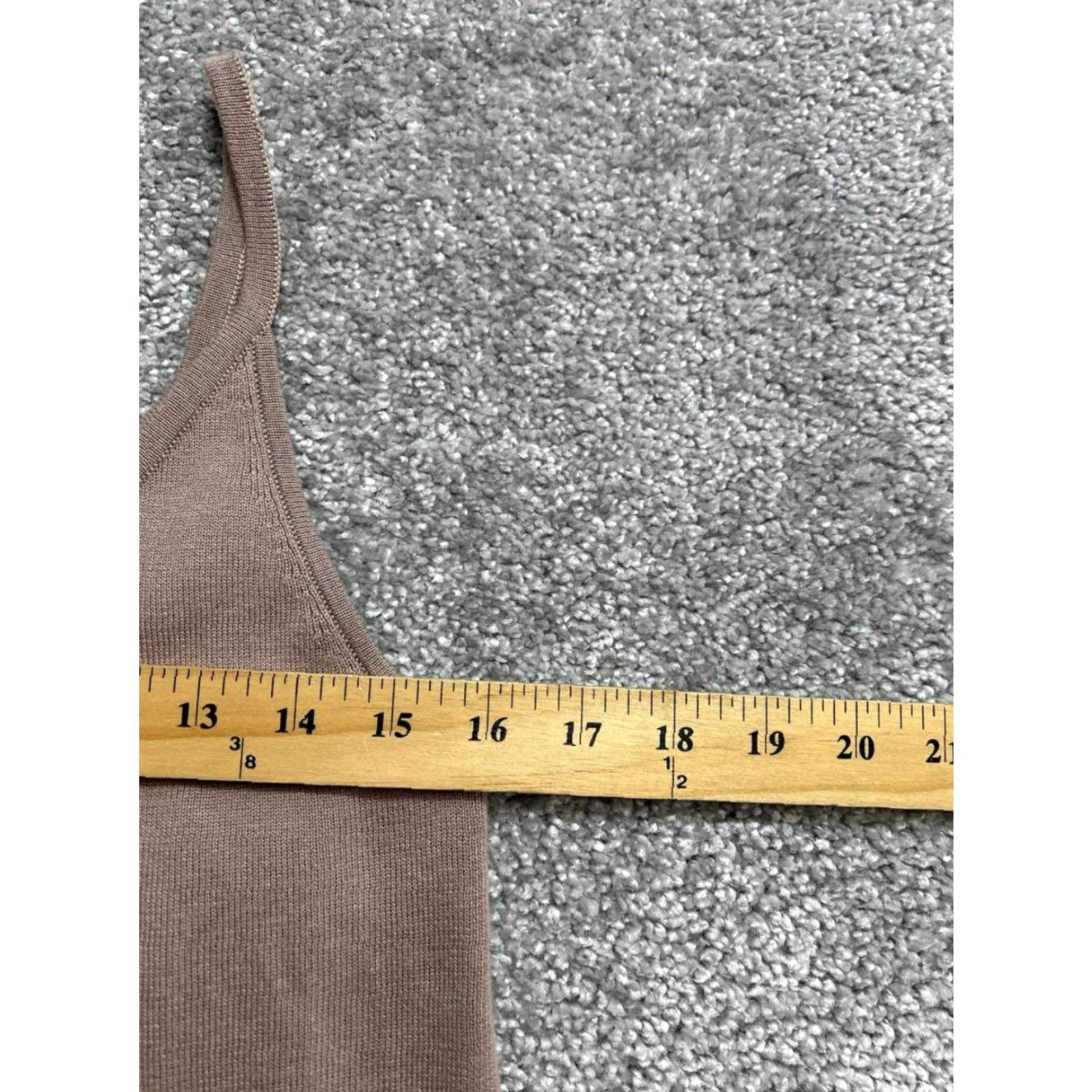 Vintage Peruvian Connection Camisole Womens XL Brown Cotton Spaghetti Straps Tank Vest Sleeveless Knit Cropped? Size XL / US 12-14 / IT 48-50 - 7 Thumbnail