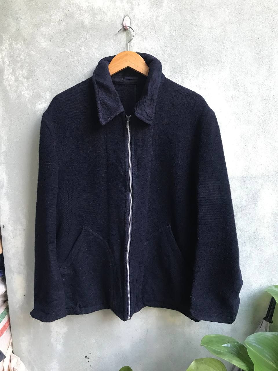 Comme des Garcons Homme AD1996 COMME DEA GARCON HOME BLACK WOOL Size US M / EU 48-50 / 2 - 1 Thumbnail