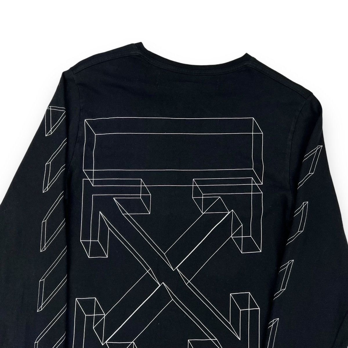 Off-White Off-White 3D Arrows Long Sleeve T Shirt Size US M / EU 48-50 / 2 - 1 Thumbnail