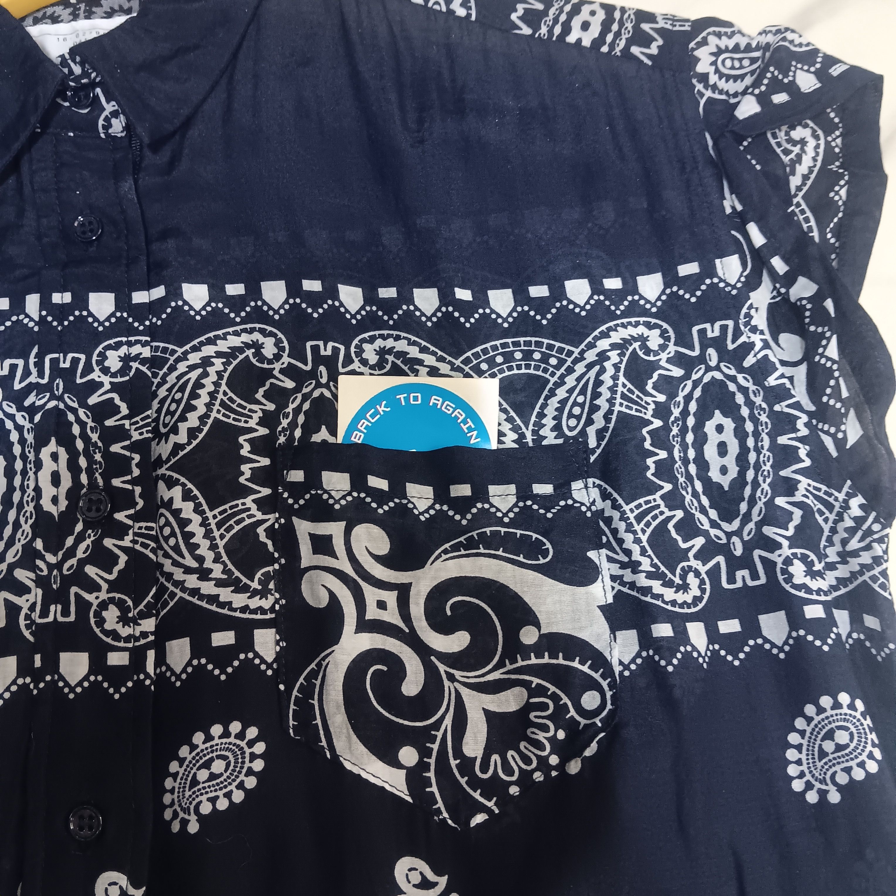 Japanese Brand × Sacai Sacai parsley pattern shirt button Size S / US 4 / IT 40 - 3 Thumbnail