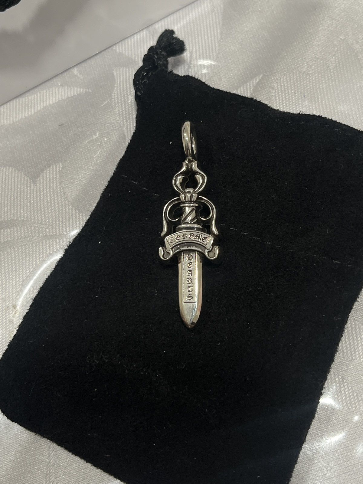 Chrome Hearts Double Dagger Pendant