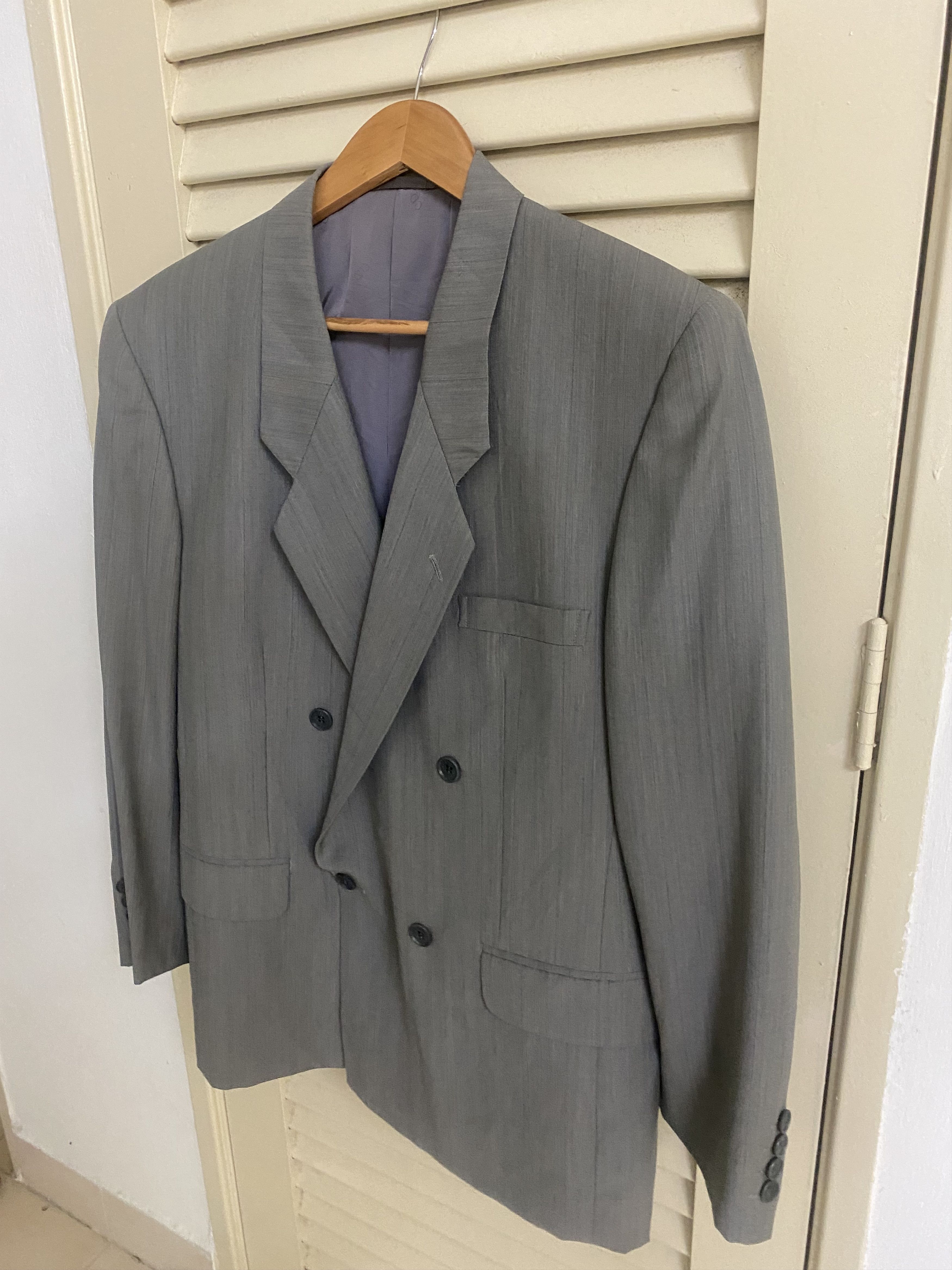 Dior CD Christian Dior Double Breast Blazer Coat Size 42R - 4 Thumbnail