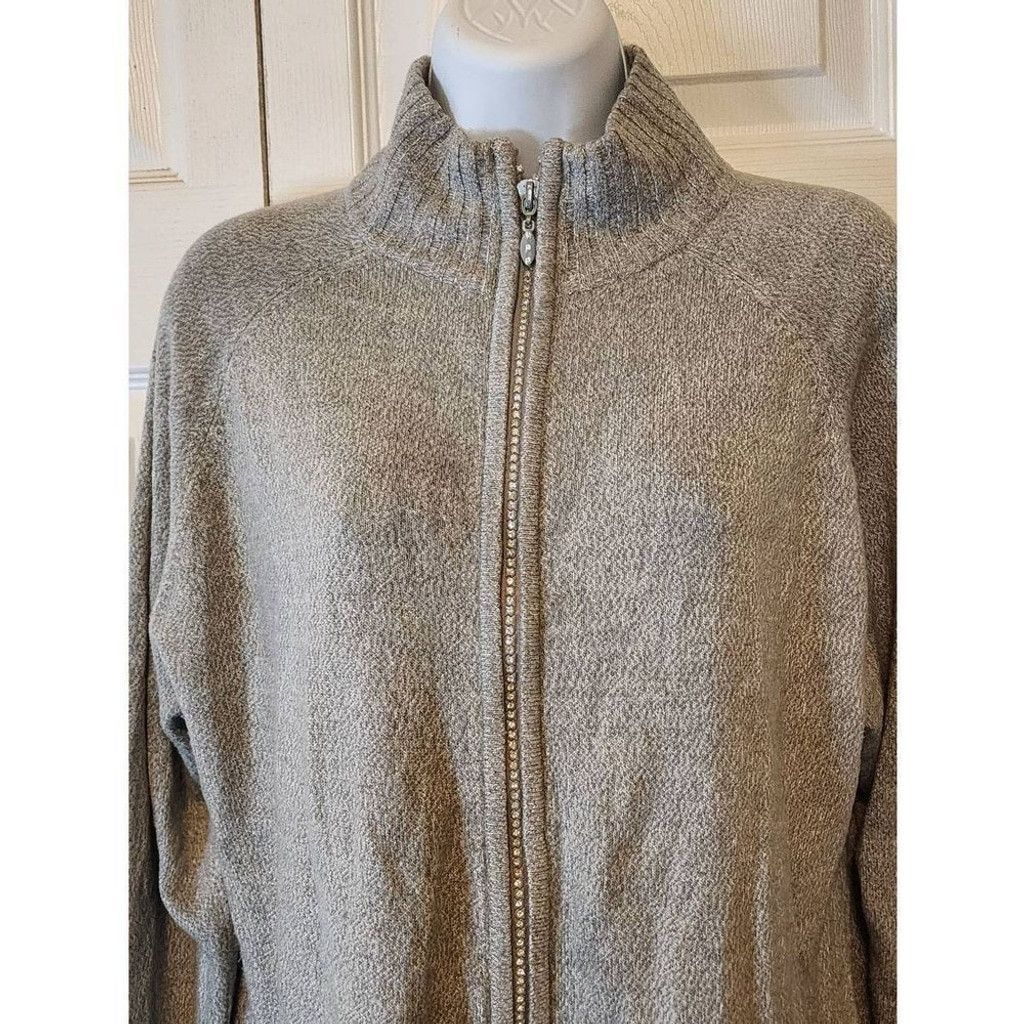 Quacker Factory Quaker factory Gray Fuzzy Cardigan Size L / US 10 / IT 46 - 2 Thumbnail