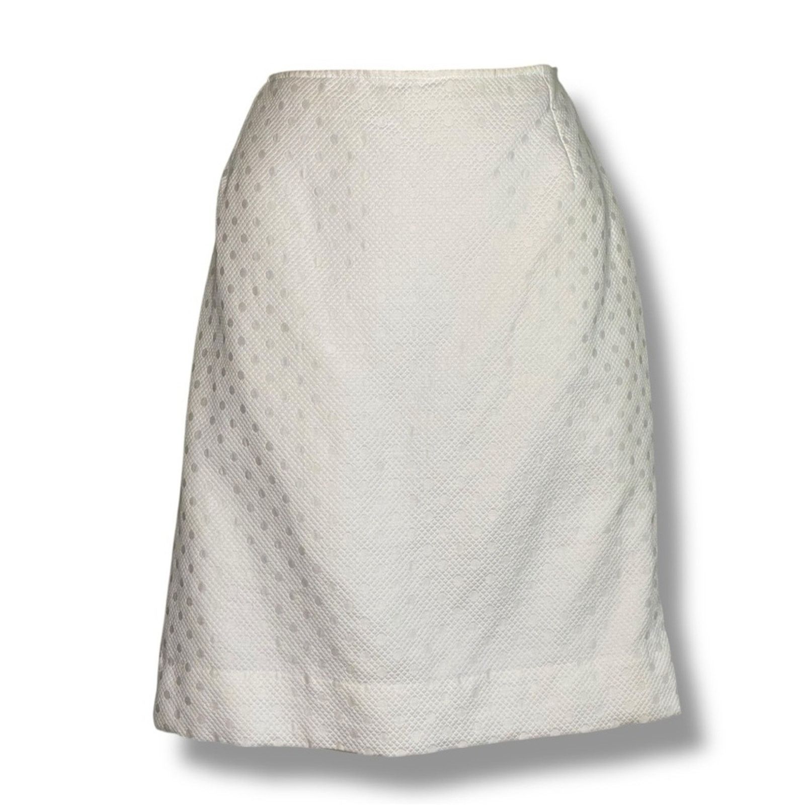 Oscar De La Renta Oscar de la Renta Pink Label Vintage textured skirt size 10 Size 32" / US 10 / IT 46 - 3 Thumbnail