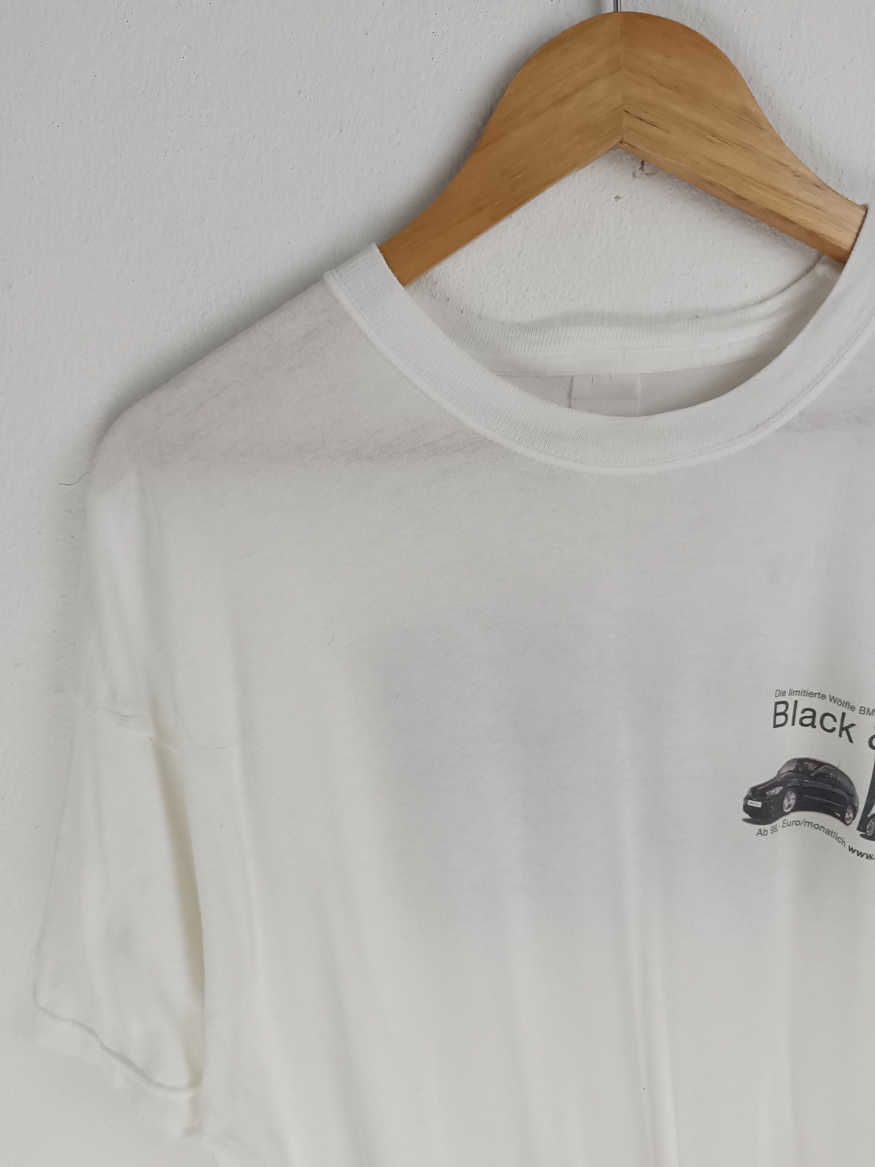 BMW VINTAGE Y2K BMW BLACK & WHITE SONDERAKTION TEE RACING JDM Size US XL / EU 56 / 4 - 5 Thumbnail
