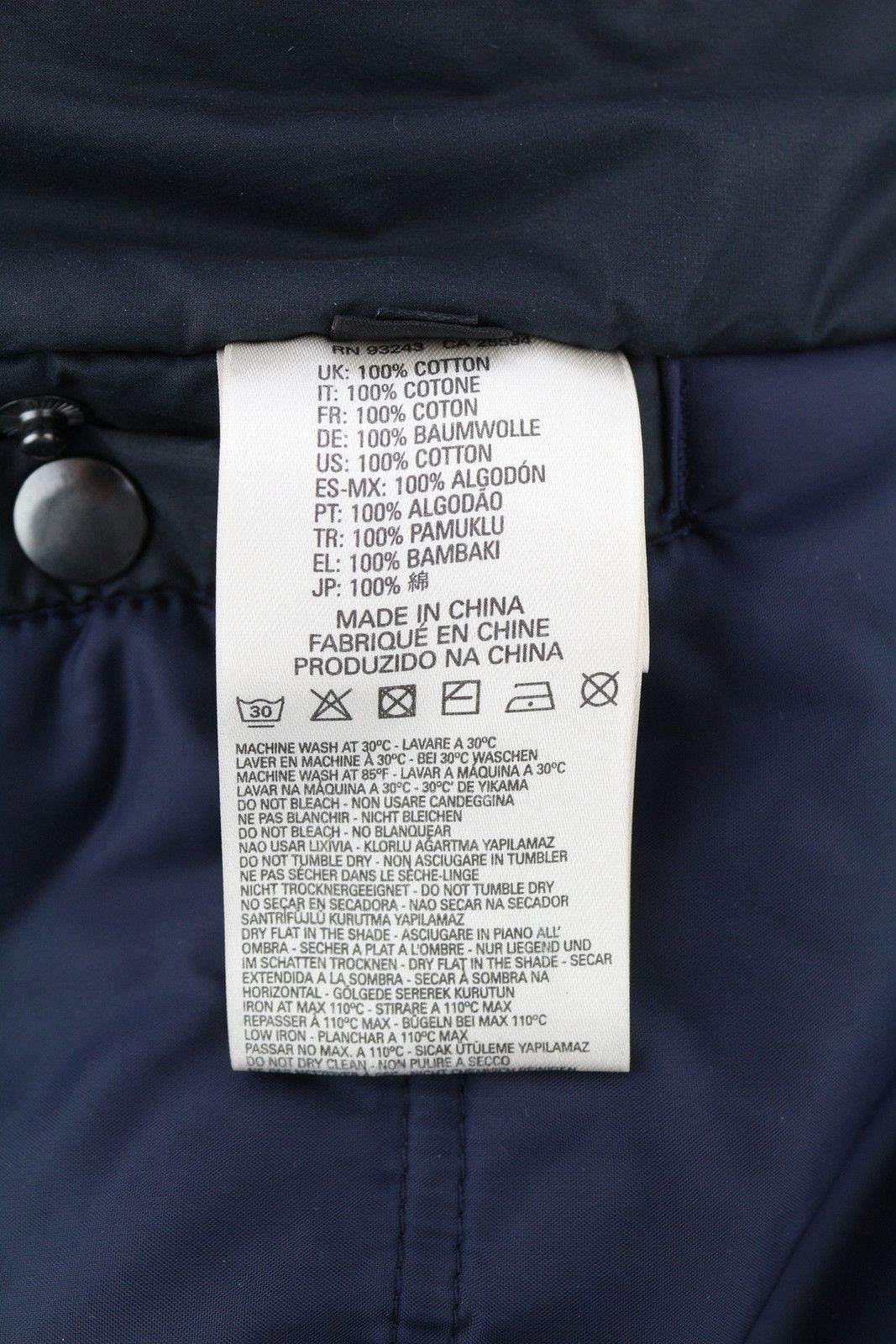 Diesel S Dark Blue Full Zip Hooded Insulated Jacket 86367 Size US S / EU 44-46 / 1 - 13 Thumbnail