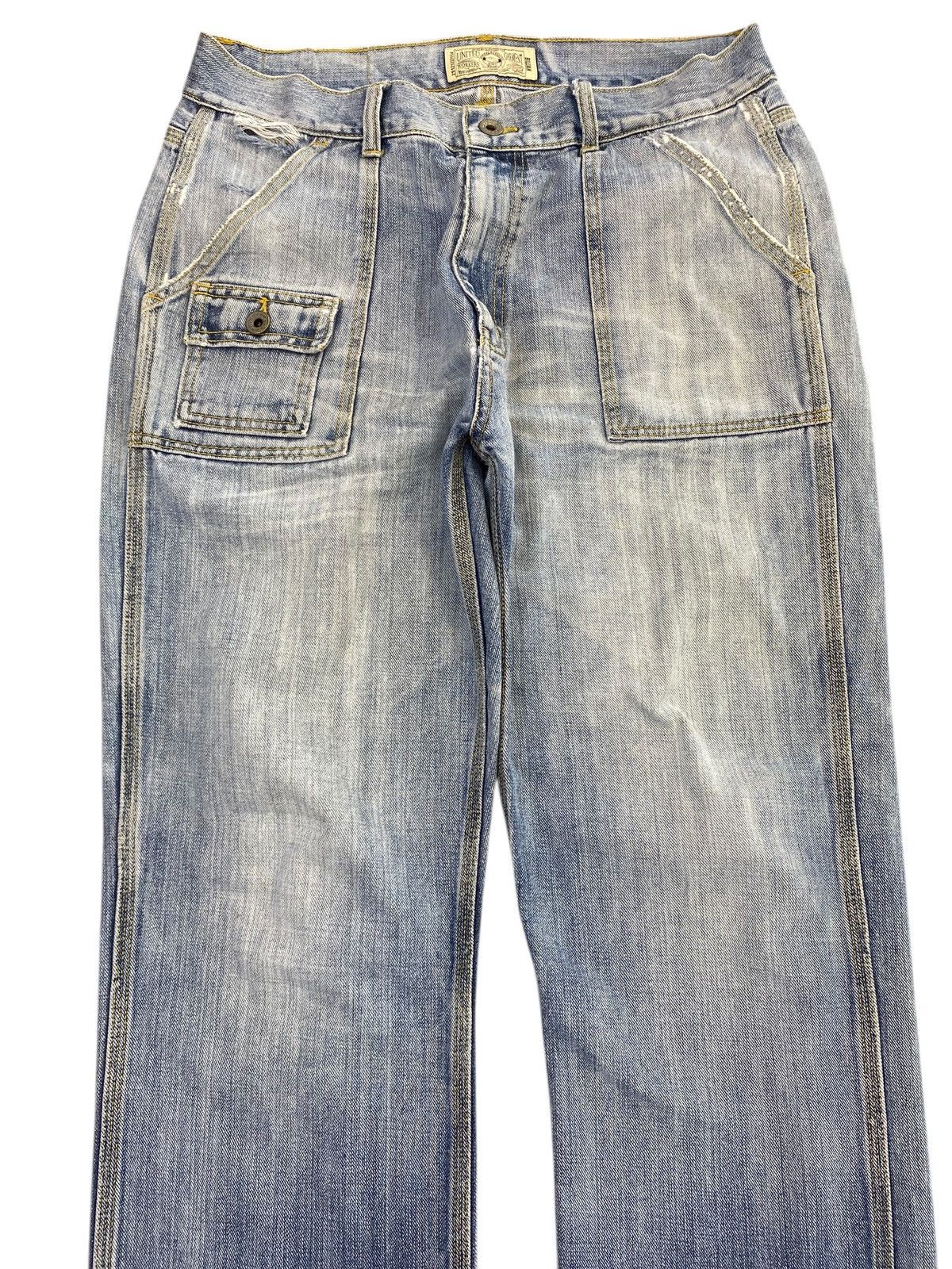 Other Japanese Brand Acid Wash Style Bush Pants Jeans Size US 32 / EU 48 - 2 Thumbnail