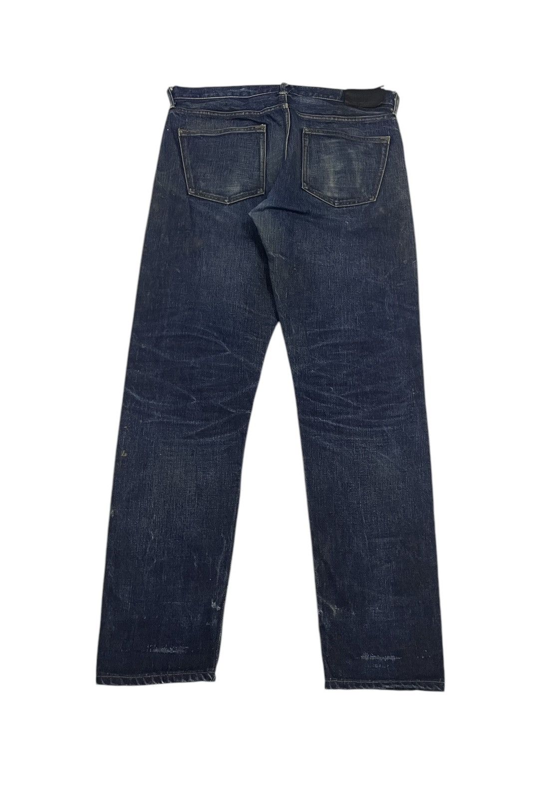 Blue Blue Japan × Japan Blue Distressed Japan Blue Jeans Selvedges Jeans Size US 32 / EU 48 - 6 Thumbnail