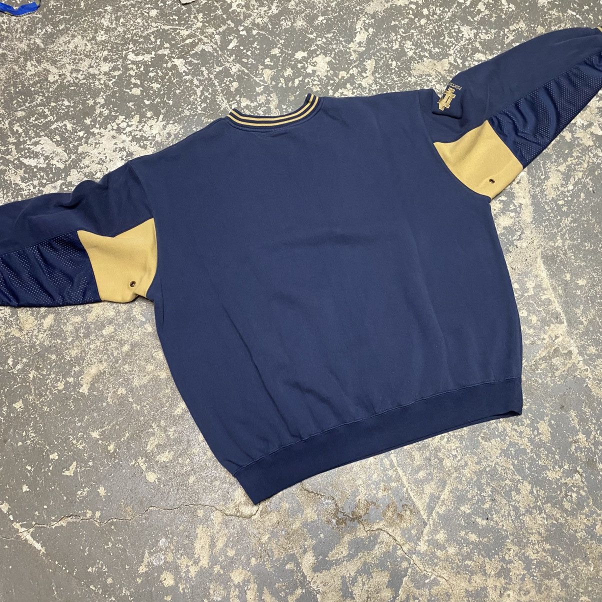 Other Vintage Norte Dame Navy Mesh Sleeve Lee Sport Hoodie Sweat Size US XL / EU 56 / 4 - 9 Thumbnail
