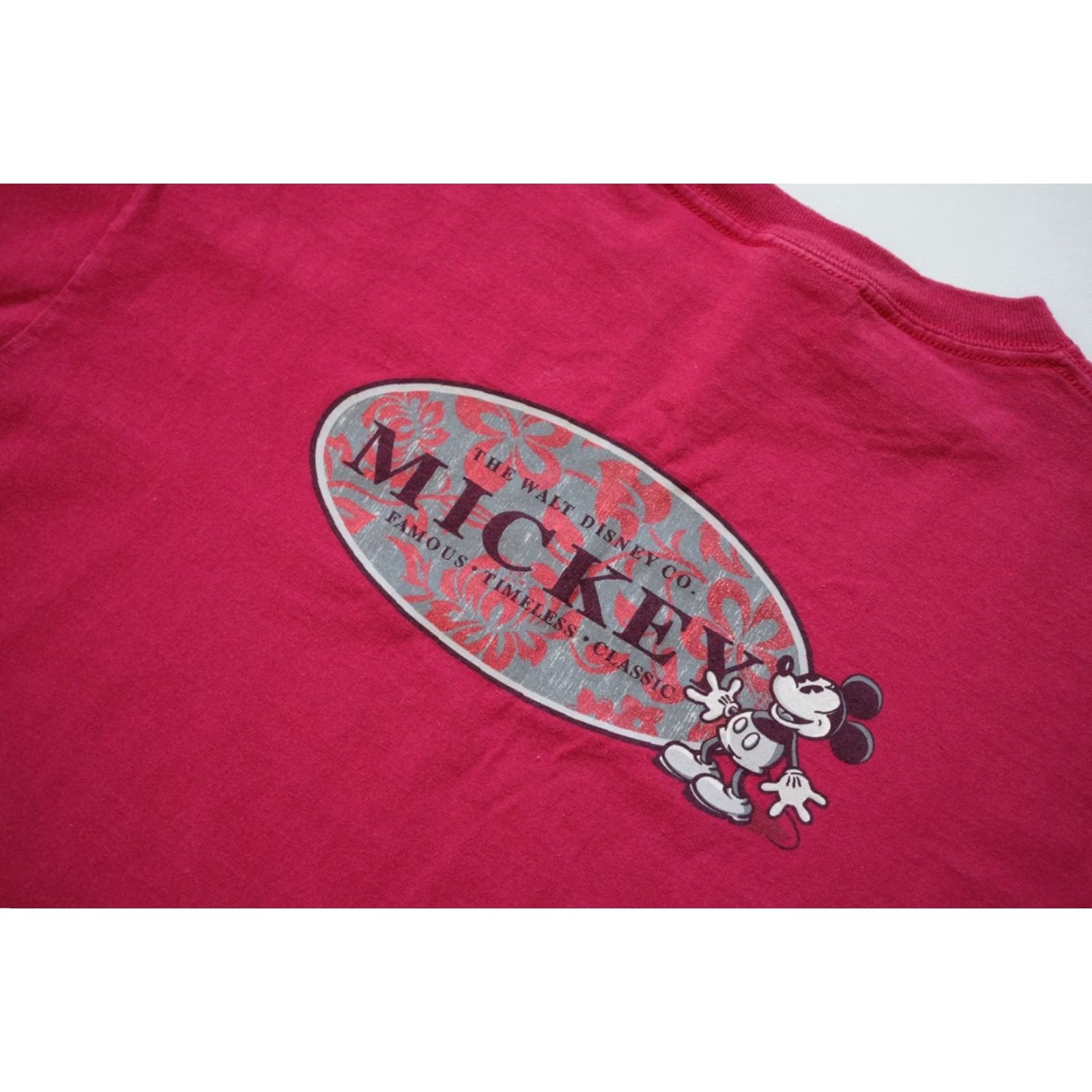 Disney VINTAGE Disney Mickey T-Shirt 90s Y2K Retro Cartoon Graphic Red Sz M, Men’s Crew Neck Short Sleeve Graphic Tee Size US M / EU 48-50 / 2 - 5 Thumbnail