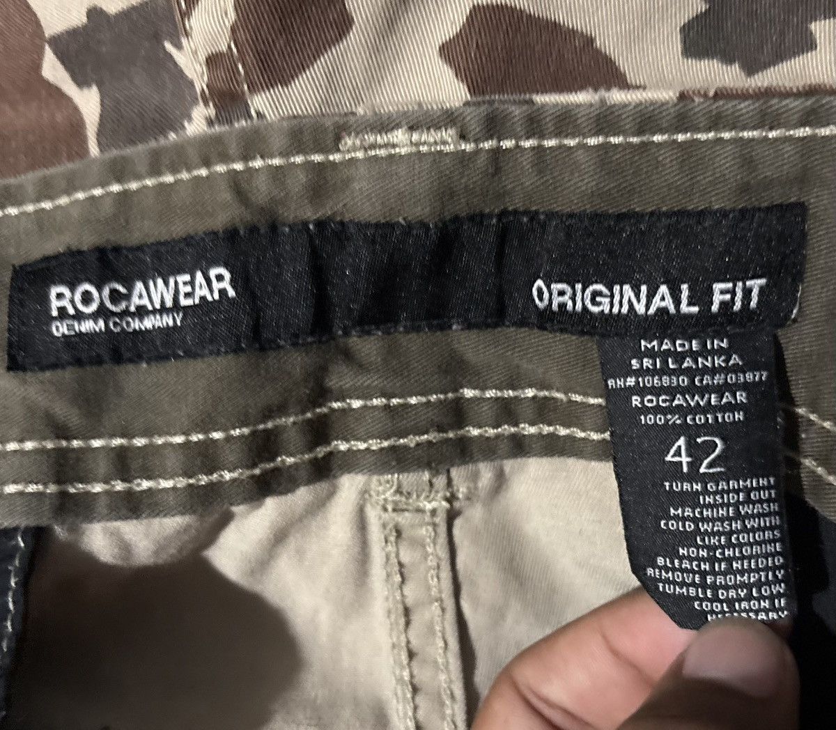 Rocawear × Vintage Y2K Camouflage Rocawear Jorts Size US 42 / EU 58 - 3 Thumbnail