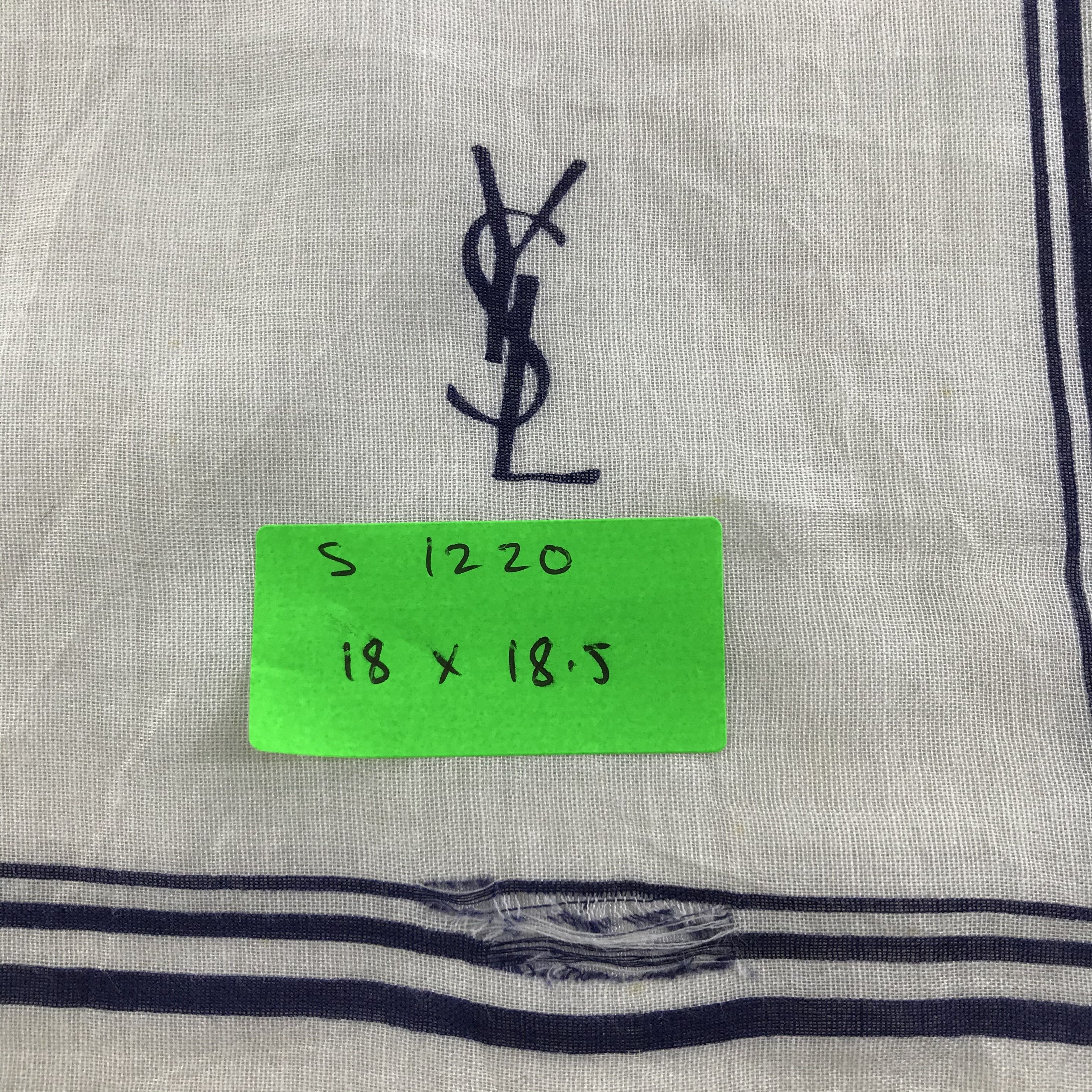 Vintage × Yves Saint Laurent Yves Saint Laurent Bandana / Handkerchief/Neckerchief -S1220 Size ONE SIZE - 5 Thumbnail